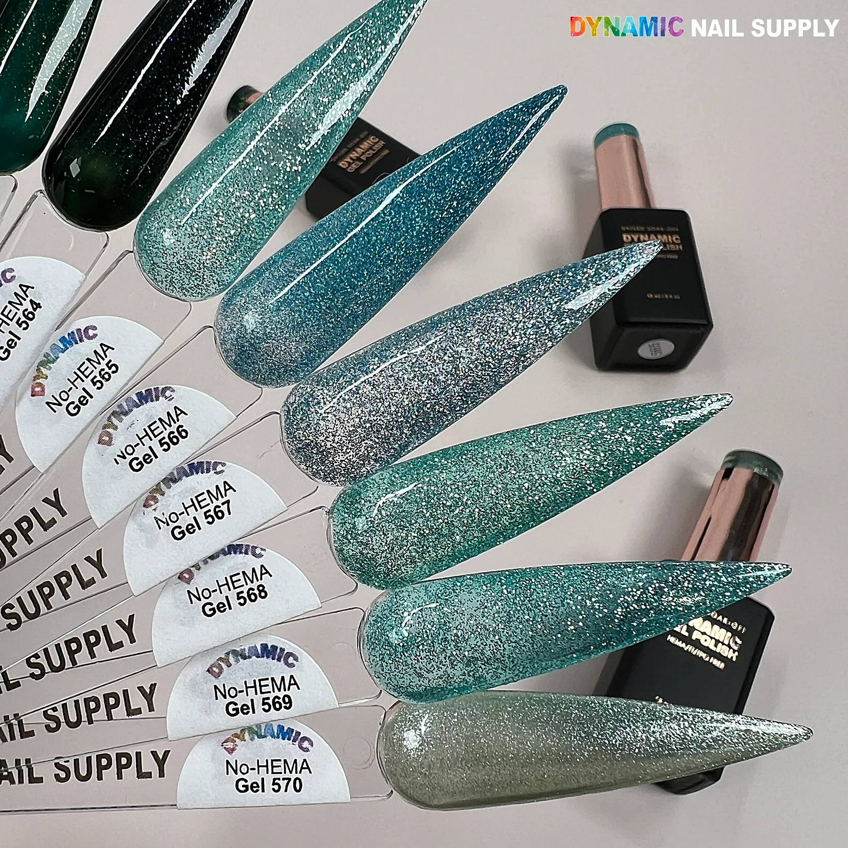 Dynamic No-HEMA Gel Polish - Color 561 to 570 - Image 3