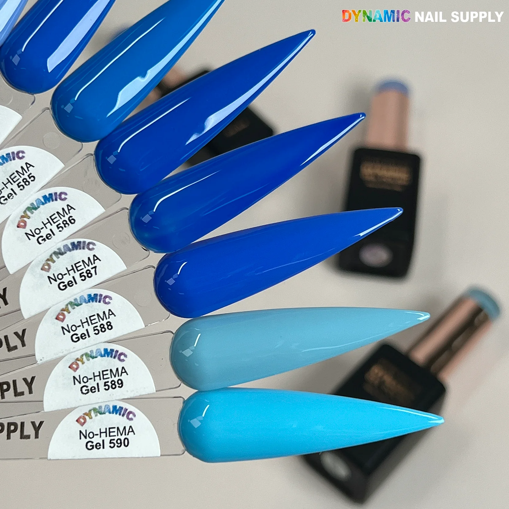 Dynamic No-HEMA Gel Polish - Color 581 to 590 - Image 4