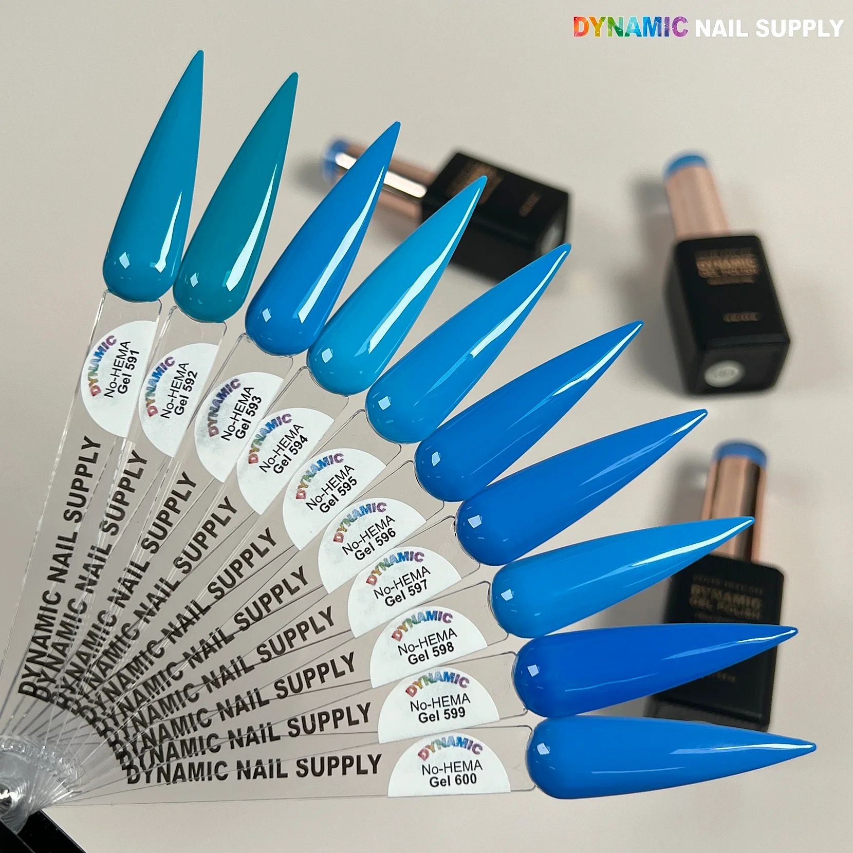 Dynamic No-HEMA Gel Polish - Color 591 to 600