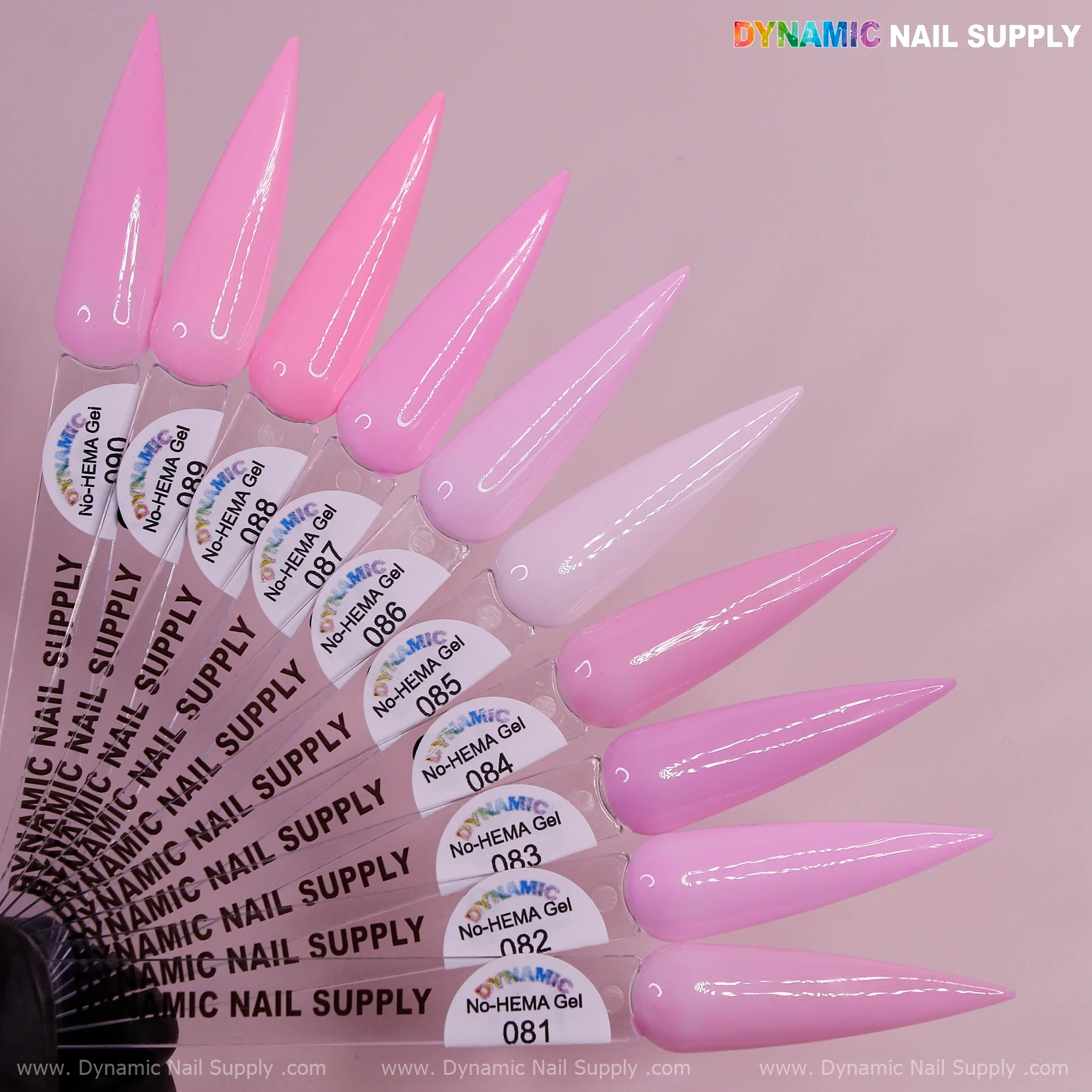 Dynamic No-HEMA Gel Polish - Color 81 to 90 - Image 2