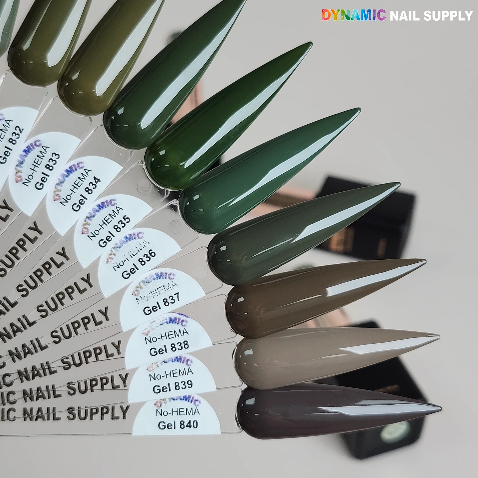 Dynamic No-HEMA Gel Polish - Color 831 to 840 - Image 3