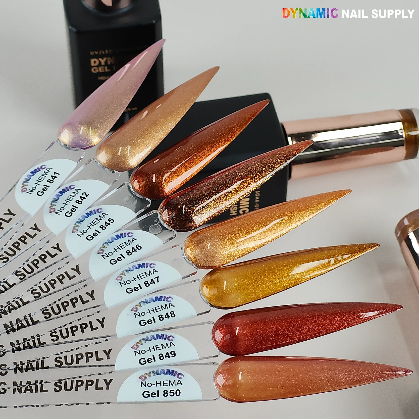 Dynamic No-HEMA Gel Polish - Color 841 to 850 - Image 5