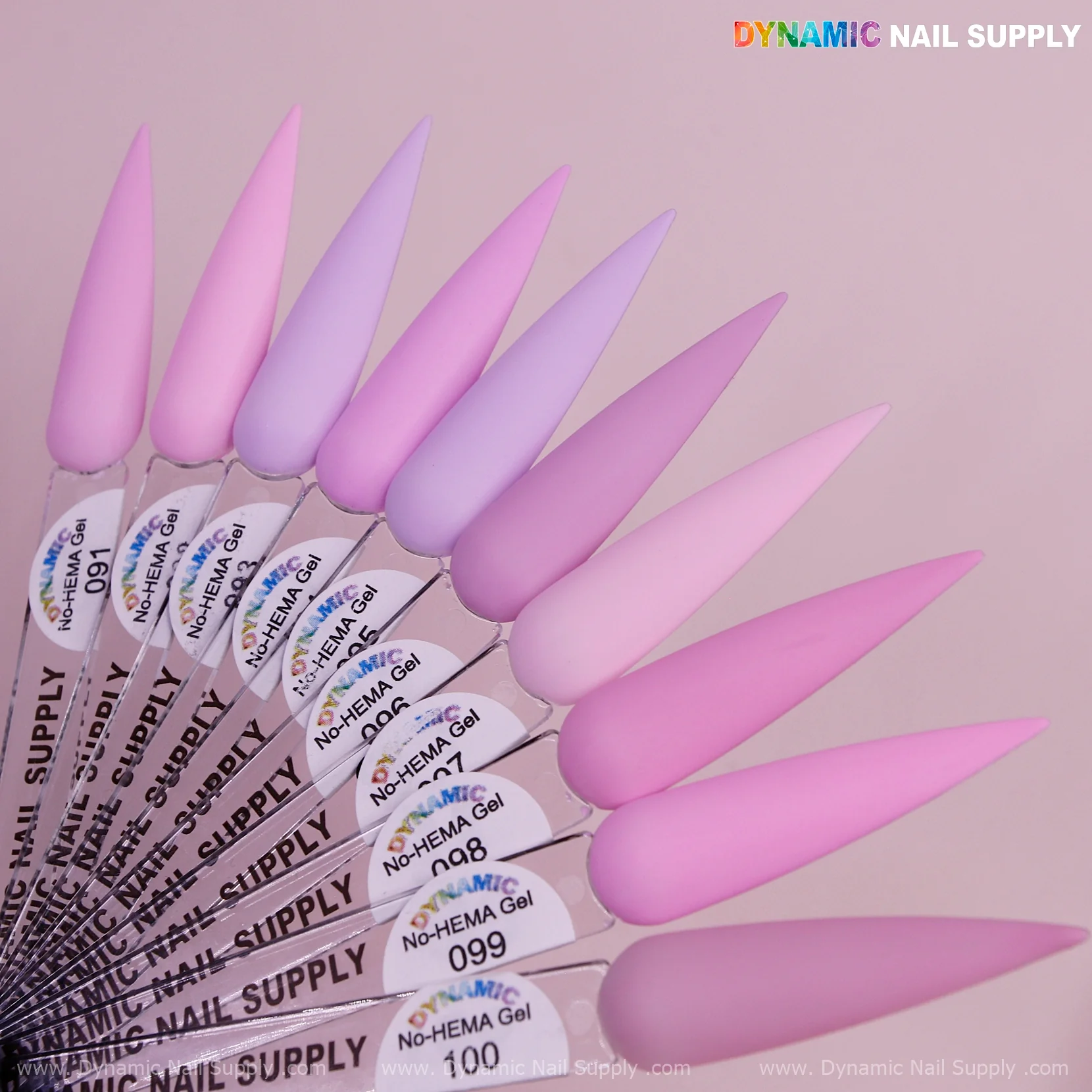Dynamic No-HEMA Gel Polish - Color 91 to 100 - Image 12