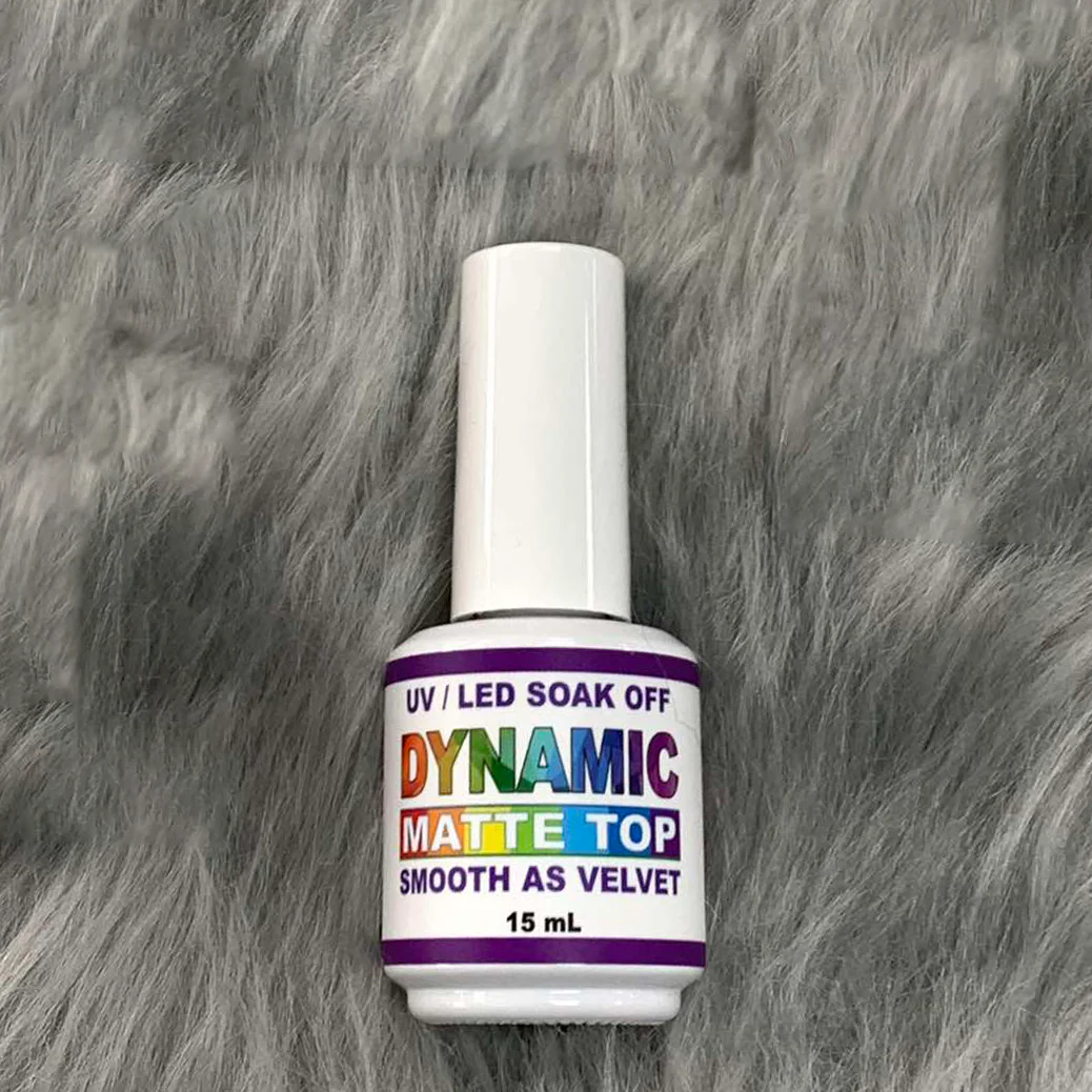 Dynamic No-Wipe Matte Top Coat - UV Led gel nail Velvet finish topcoat - Image 11