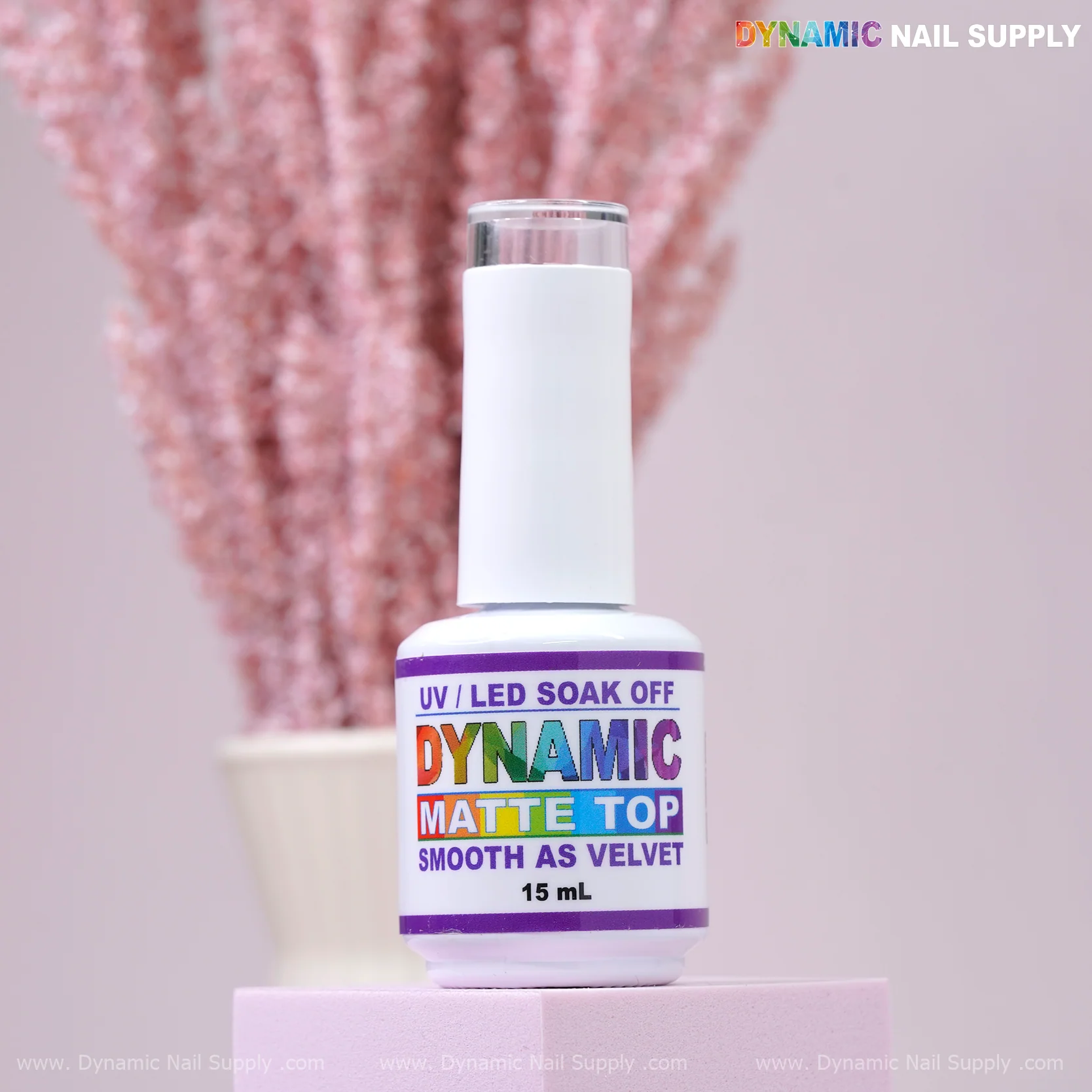 Dynamic No-Wipe Matte Top Coat - UV Led gel nail Velvet finish topcoat - Image 3
