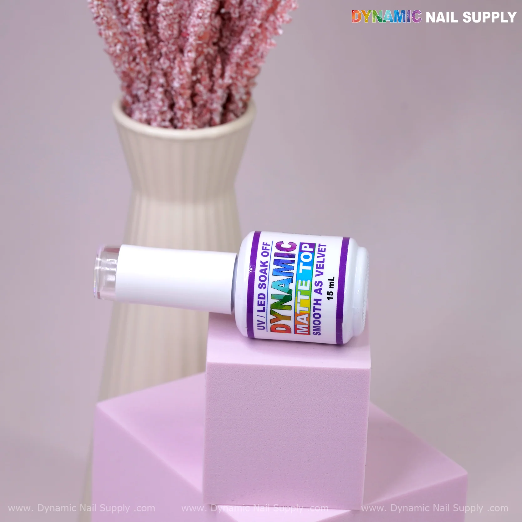 Dynamic No-Wipe Matte Top Coat - UV Led gel nail Velvet finish topcoat - Image 4