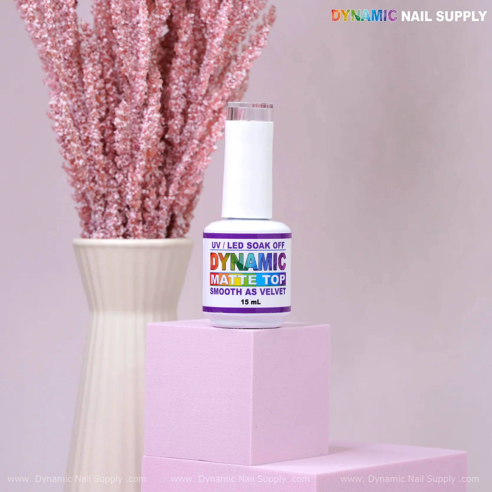 Dynamic No-Wipe Matte Top Coat - UV Led gel nail Velvet finish topcoat - Image 6