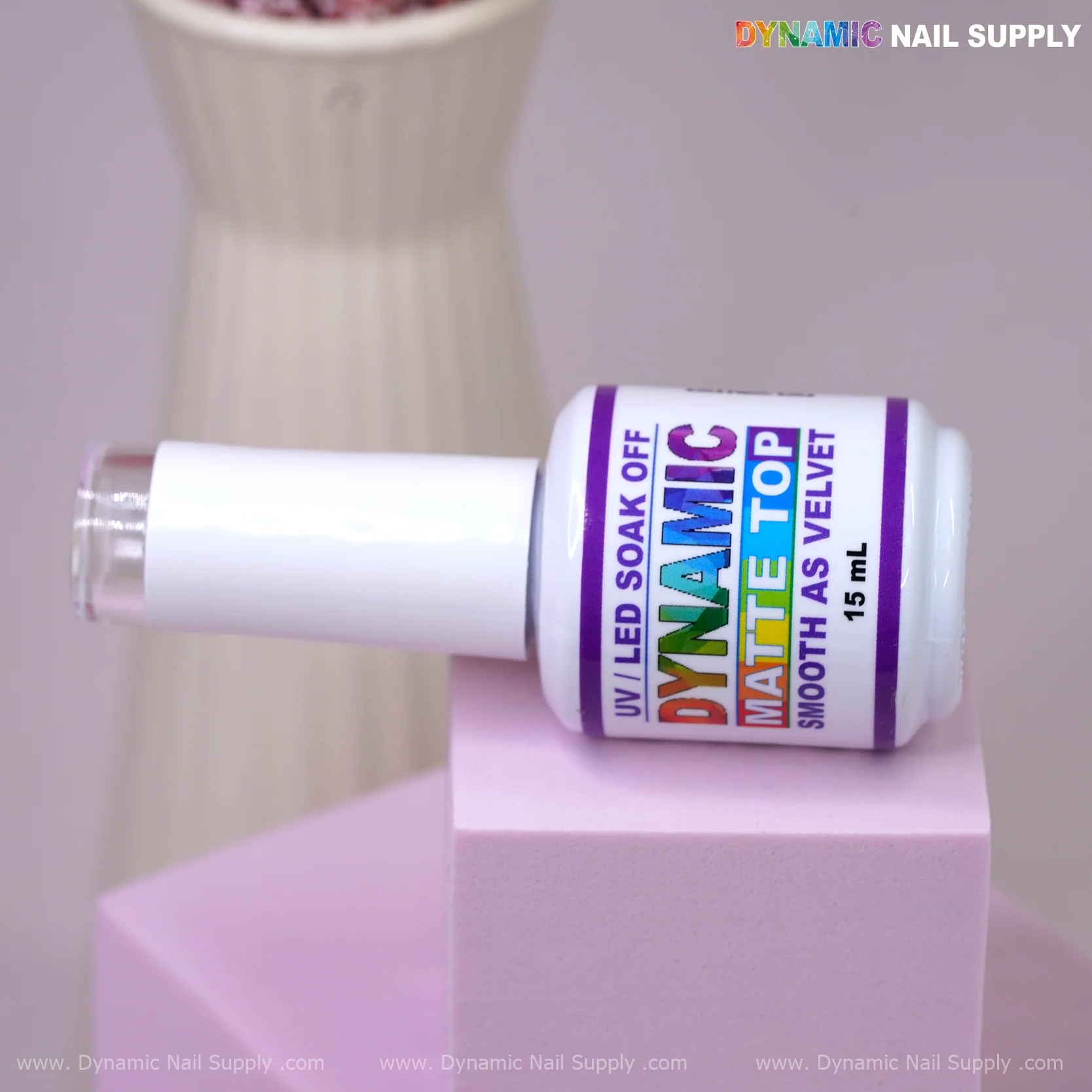 Dynamic No-Wipe Matte Top Coat - UV Led gel nail Velvet finish topcoat - Image 7