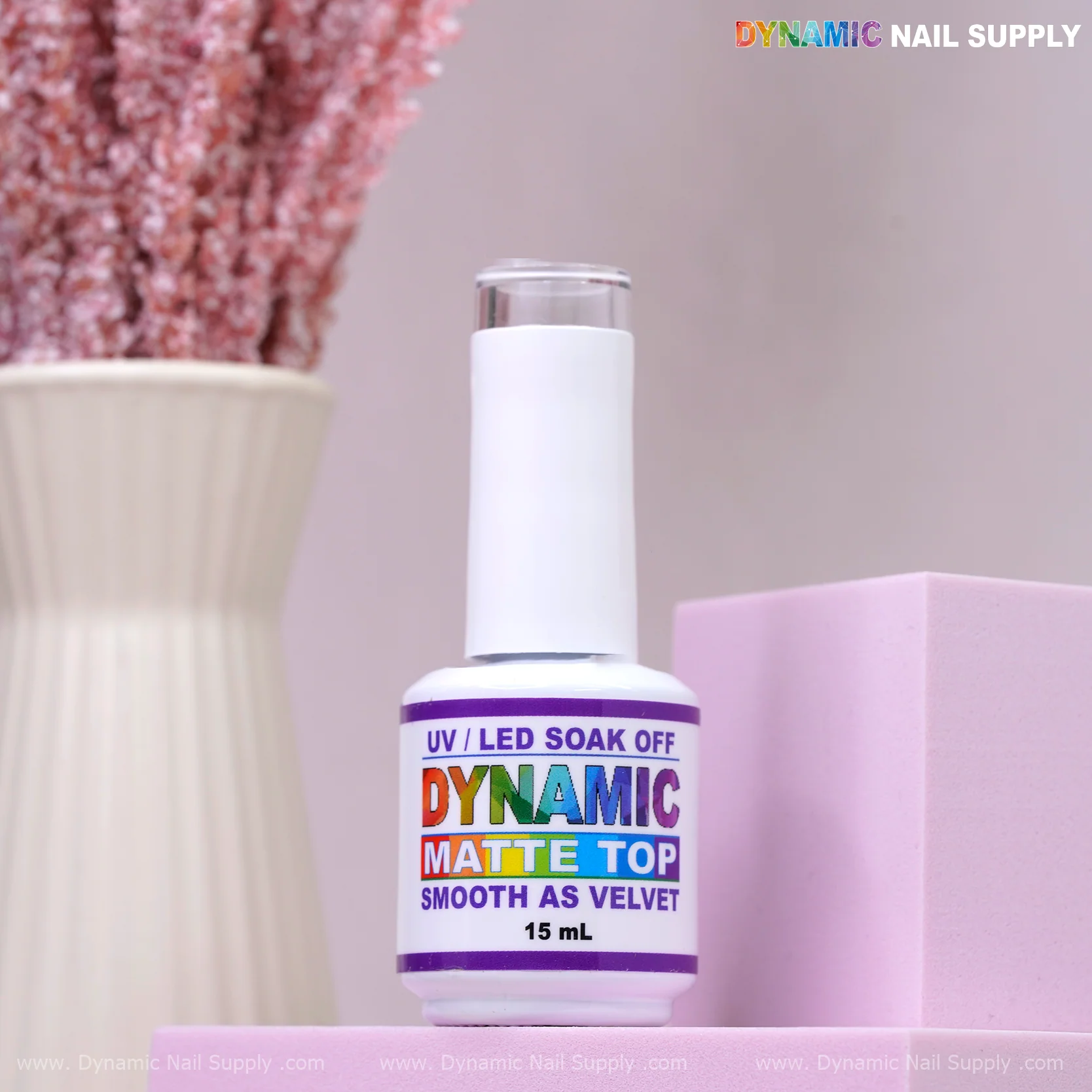 Dynamic No-Wipe Matte Top Coat - UV Led gel nail Velvet finish topcoat - Image 9