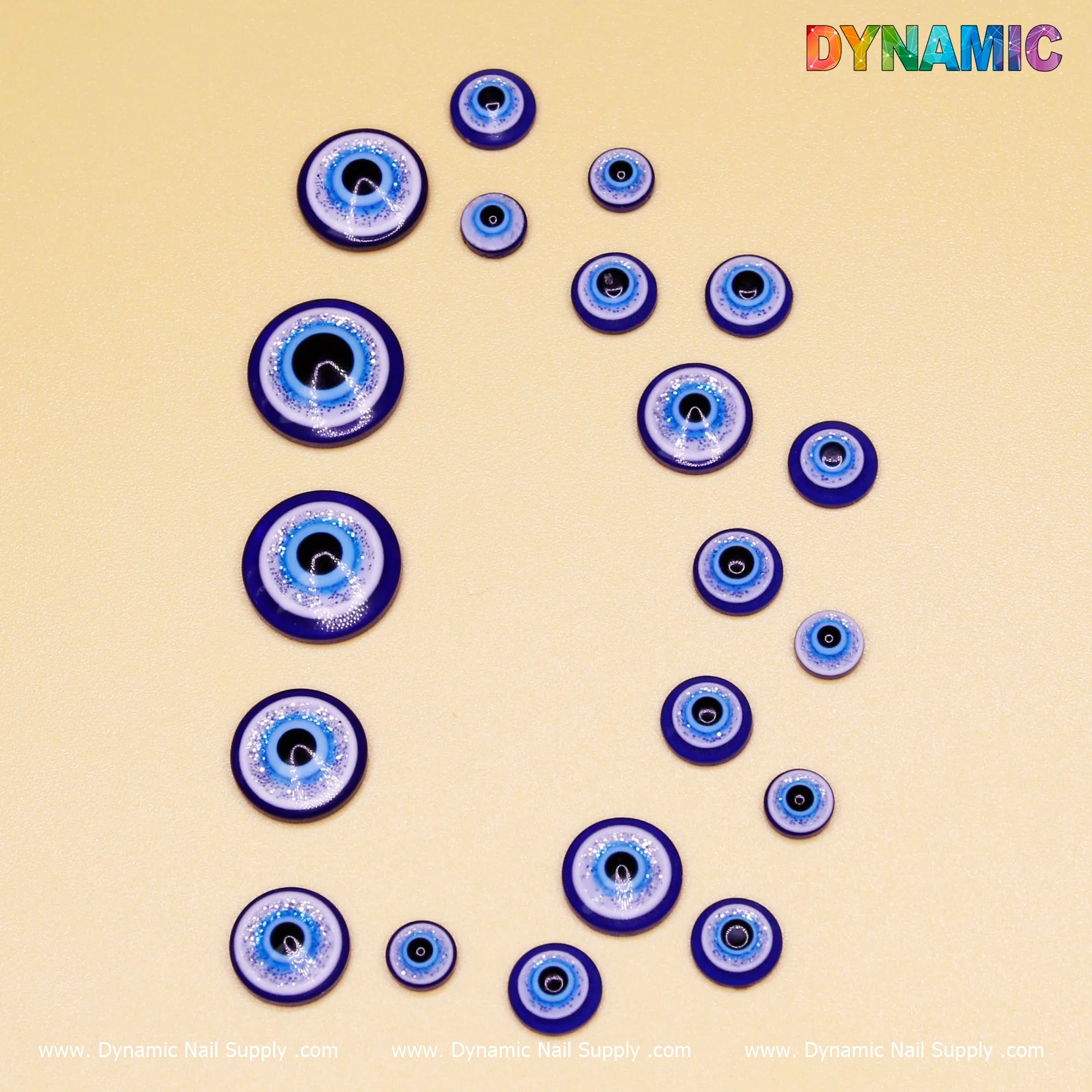 Evil Eyes (Turkish Eyes) charms for nails art design - Image 5