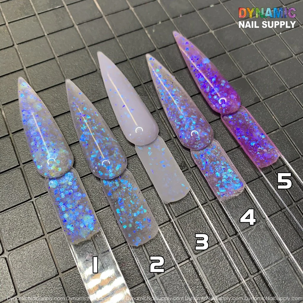 Explicit series - Dirty Sprite - Glitter Acrylic Powder Collection for sculpting and dipping nails - Image 5