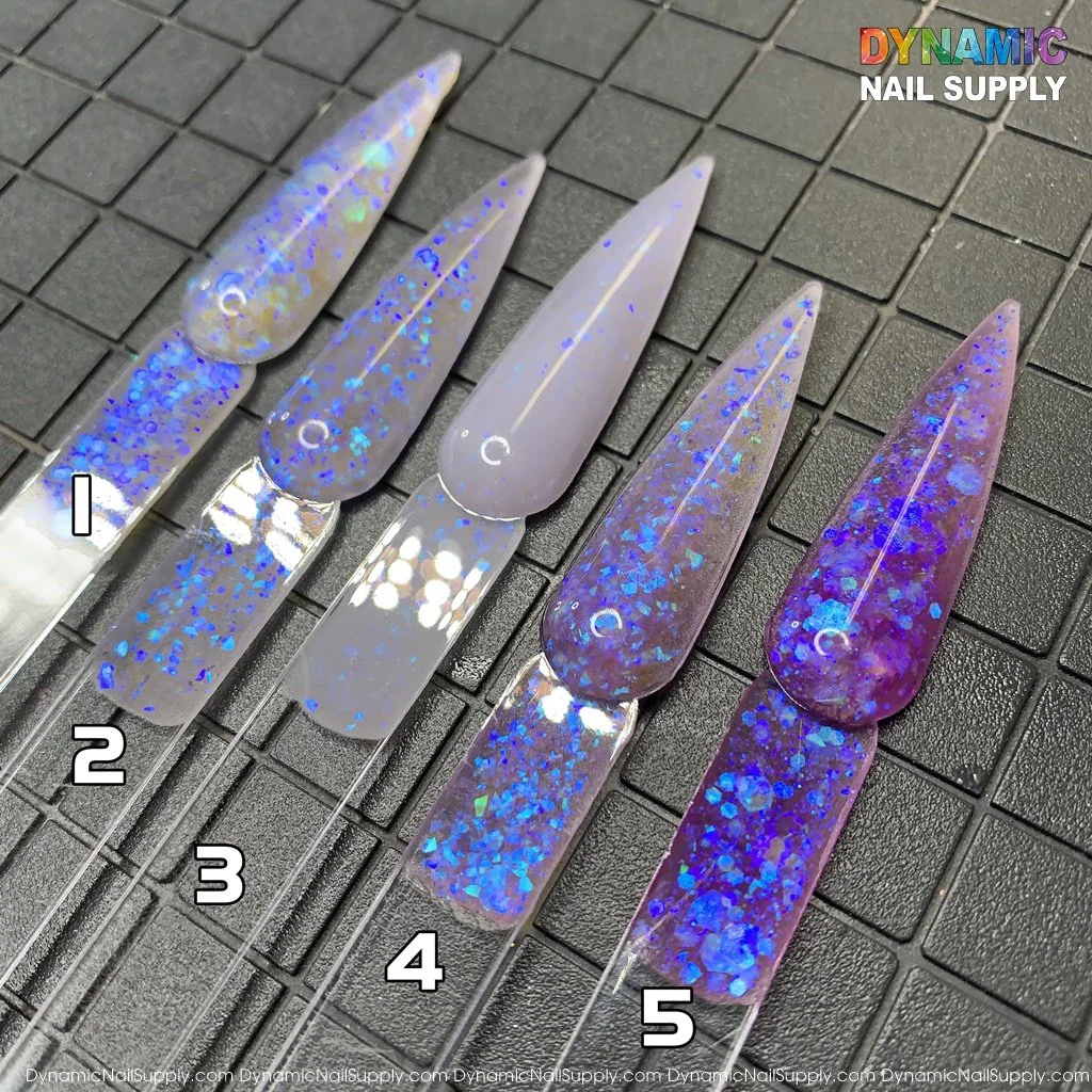 Explicit series - Dirty Sprite - Glitter Acrylic Powder Collection for sculpting and dipping nails - Image 7