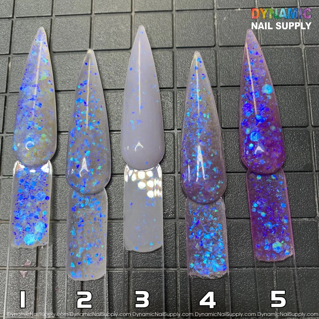Explicit series - Dirty Sprite - Glitter Acrylic Powder Collection for sculpting and dipping nails - Image 8