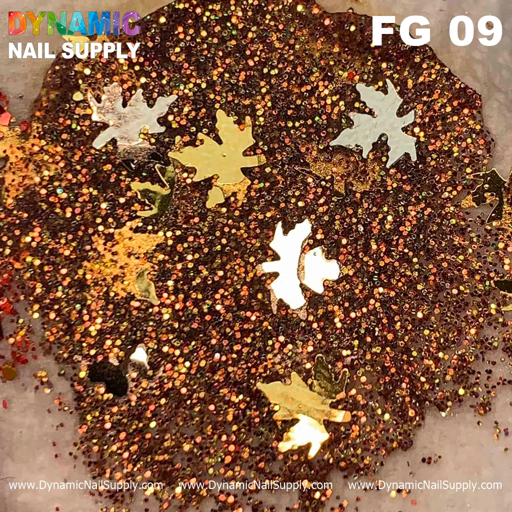 Fall Glitters Colors Acrylic Collection - Mixed glitter Acrylic nails Powder - Image 10