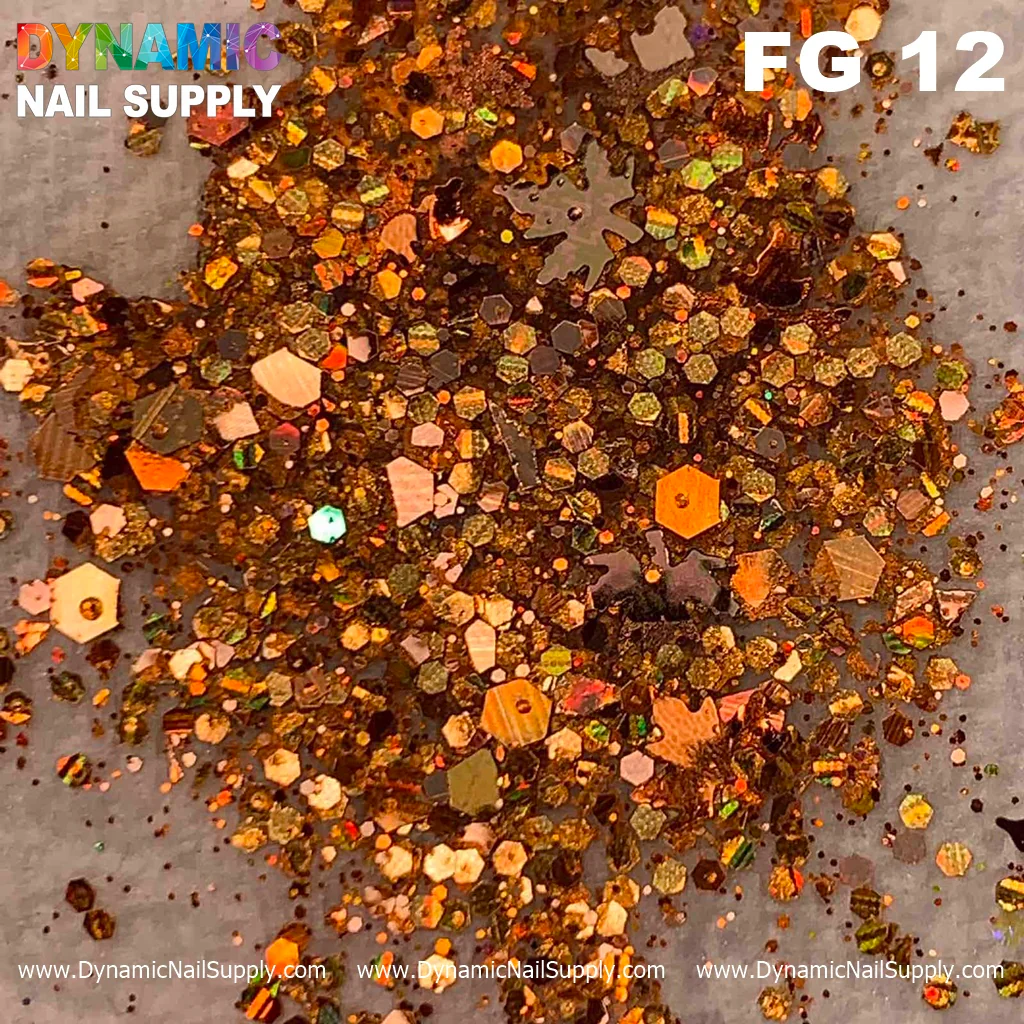 Fall Glitters Colors Acrylic Collection - Mixed glitter Acrylic nails Powder - Image 13