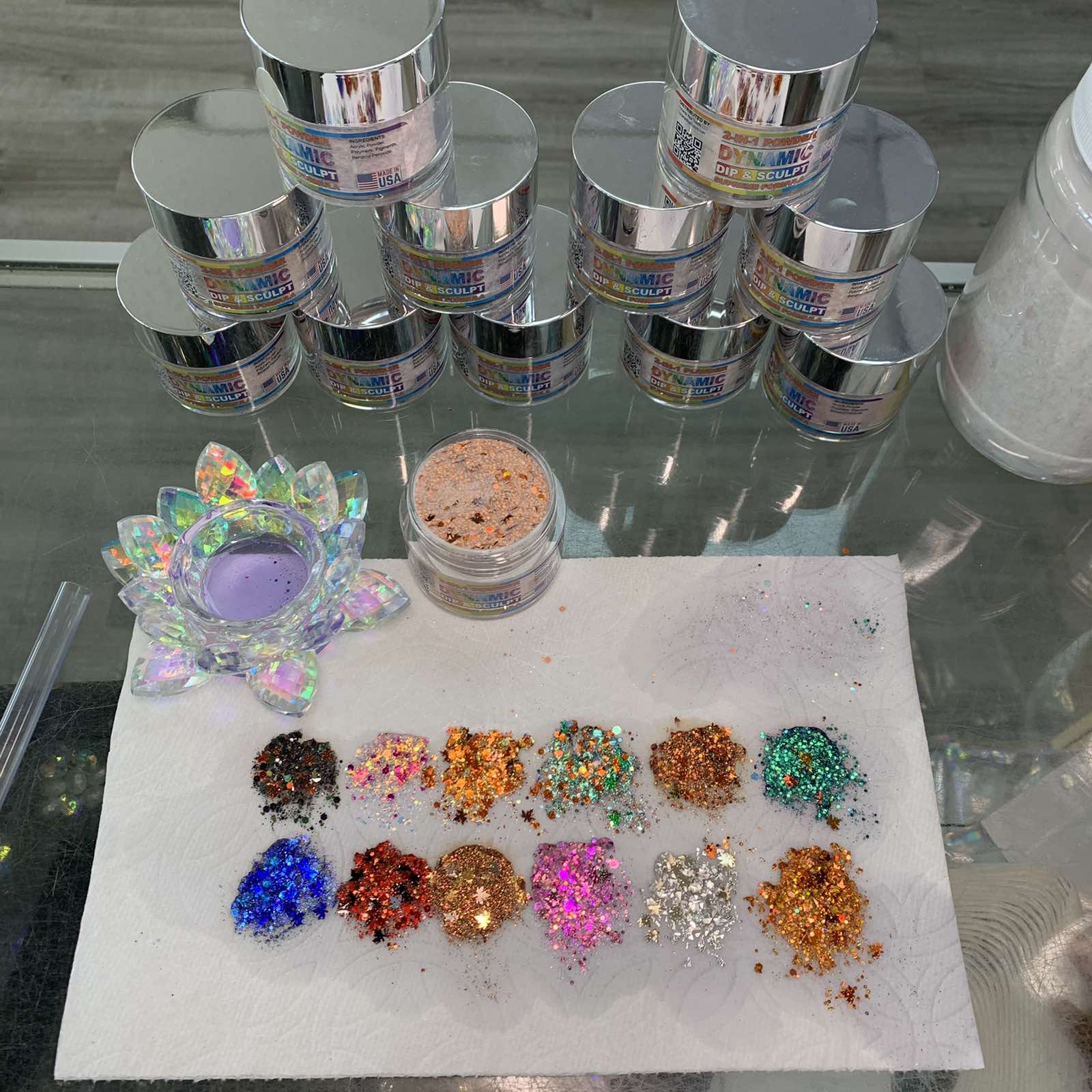 Fall Glitters Colors Acrylic Collection - Mixed glitter Acrylic nails Powder - Image 14