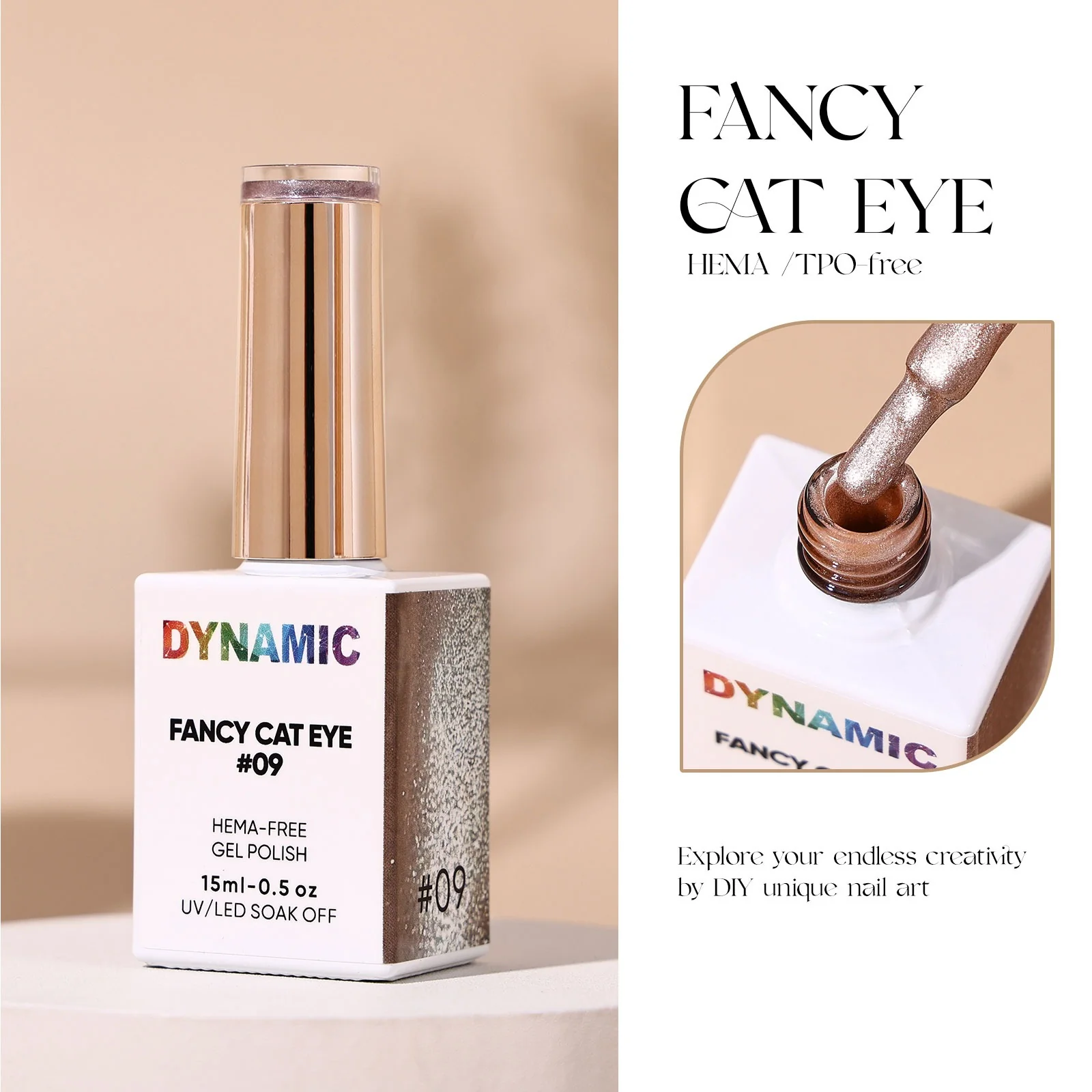 Fancy Cat Eye (Magnet) Gel Polish Collection (HEMA-free) - Reflective Winter Colors Collection - Image 4