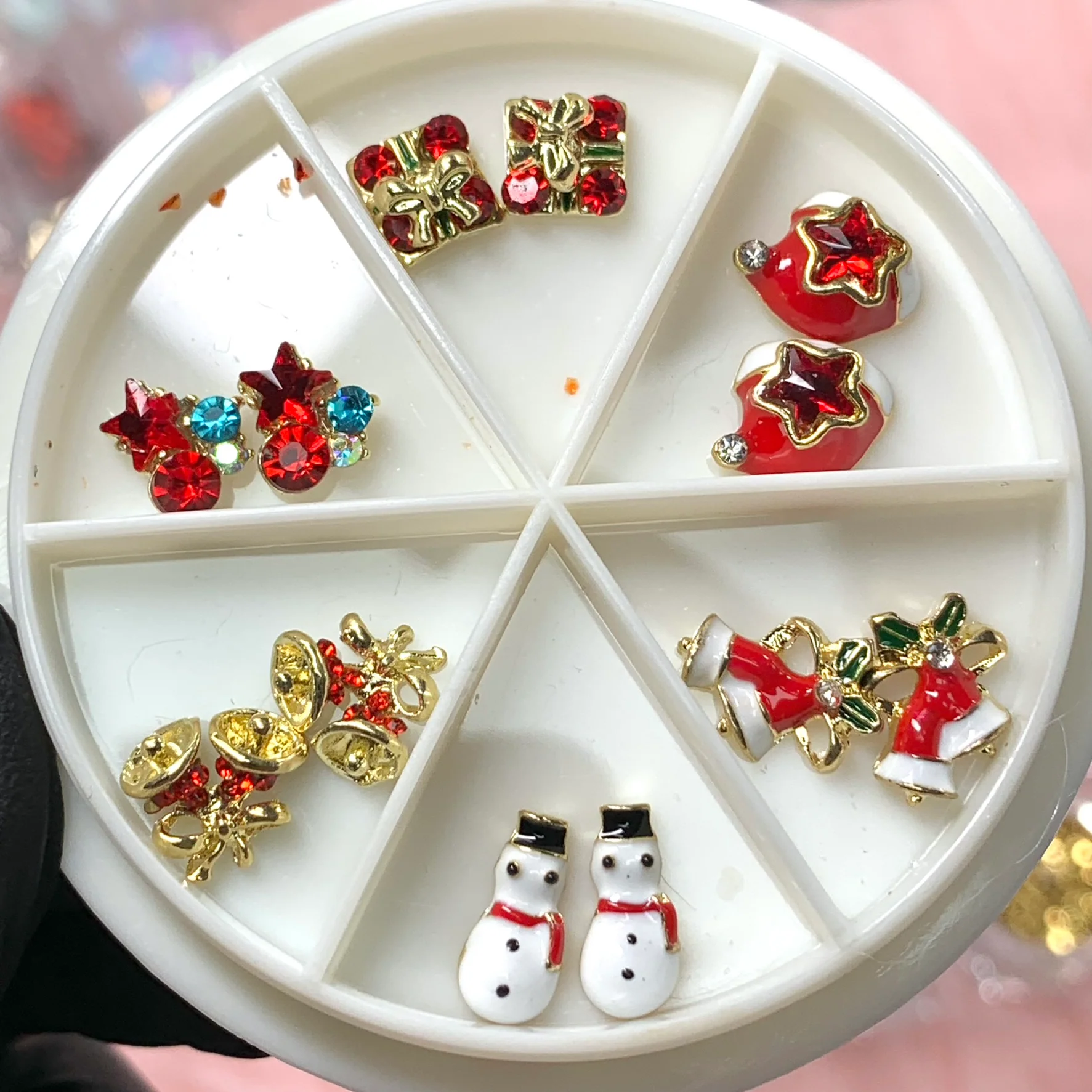 [Flash Sale] 5 sets of Nail Charms for Christmas Nail Designs (Total 54pcs of charms) - Image 5