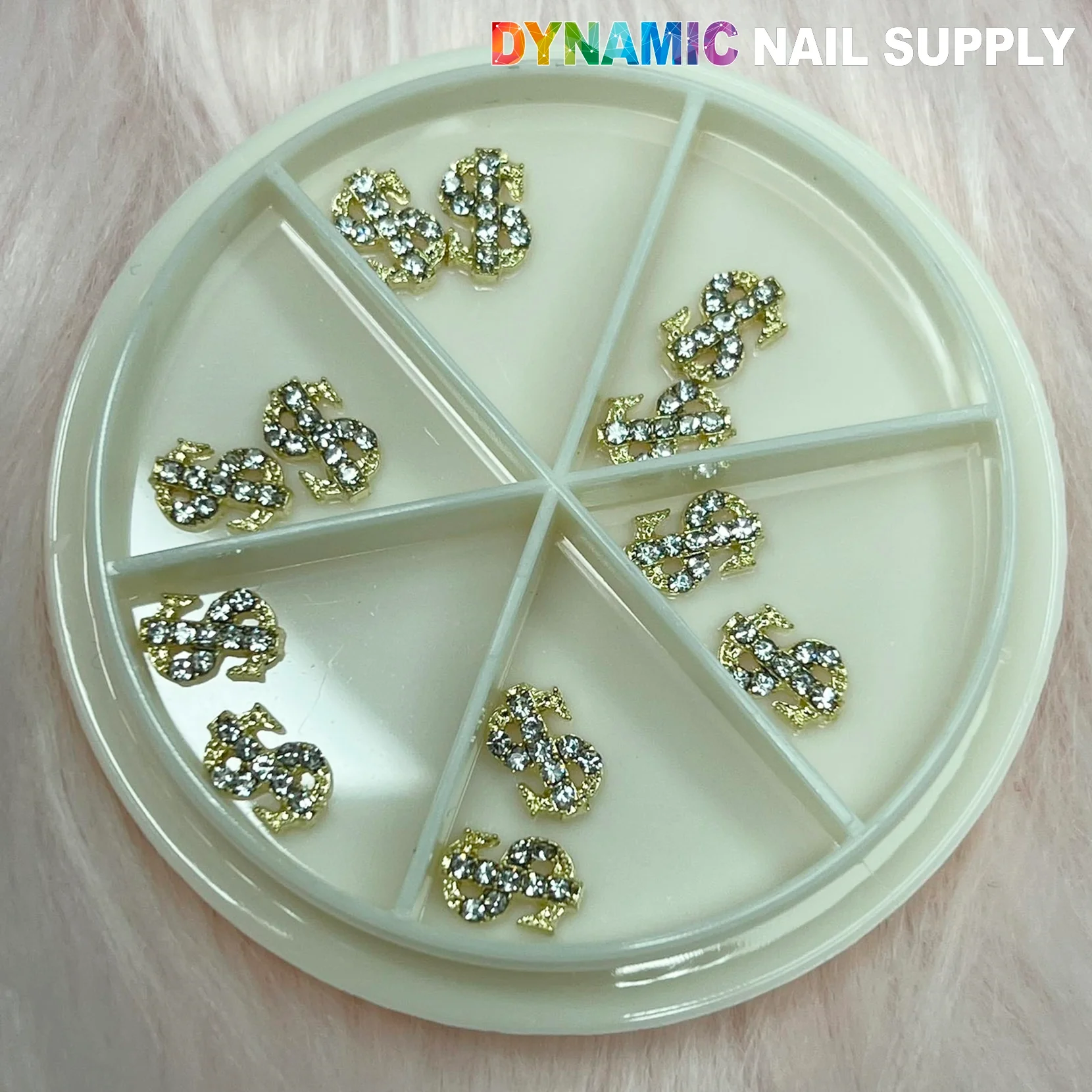 Gold Dollar Sign Charms for nails art designer - Image 2