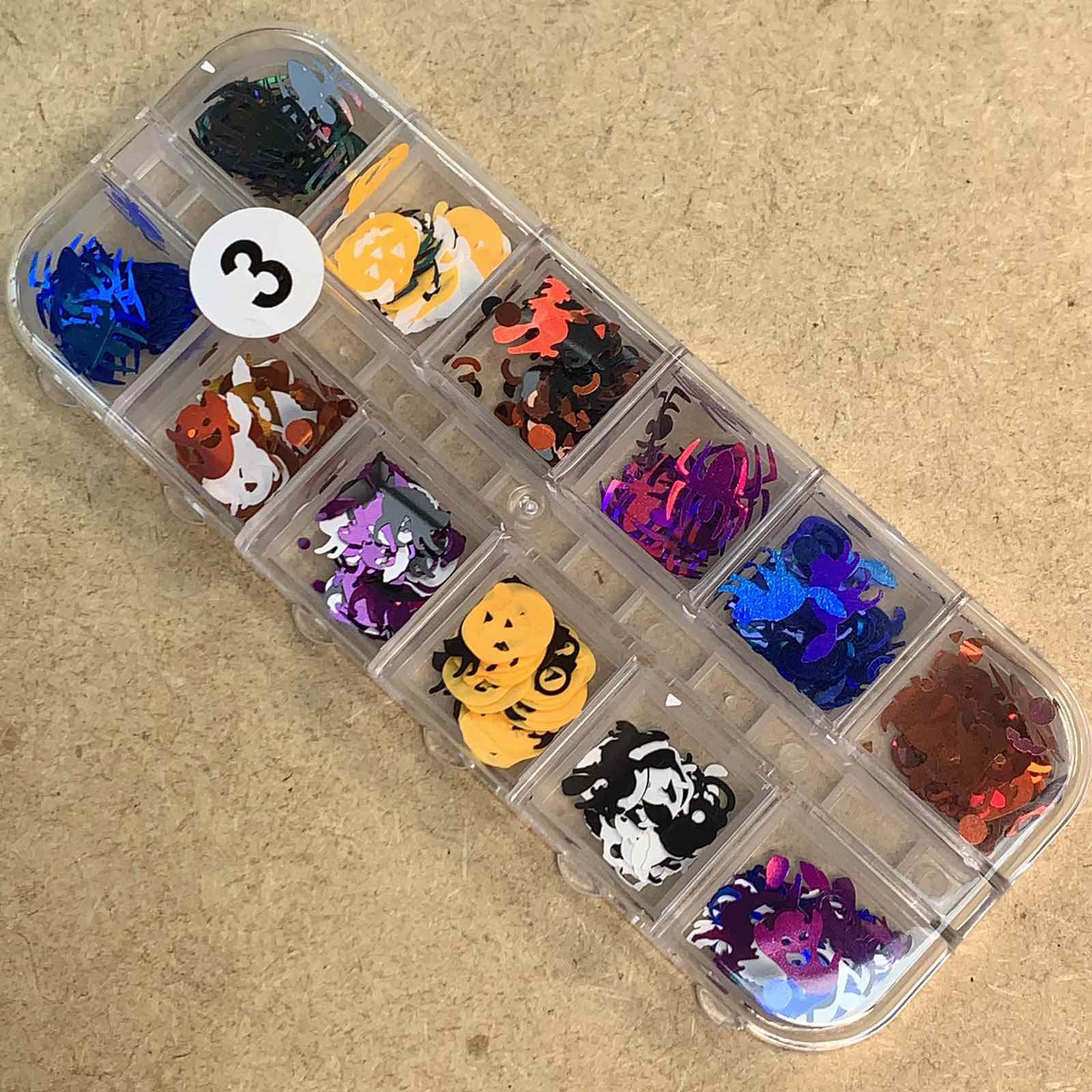 Halloween Nails Glitter Sequins for Nail art designs - Fall Nails 2021 - Image 4