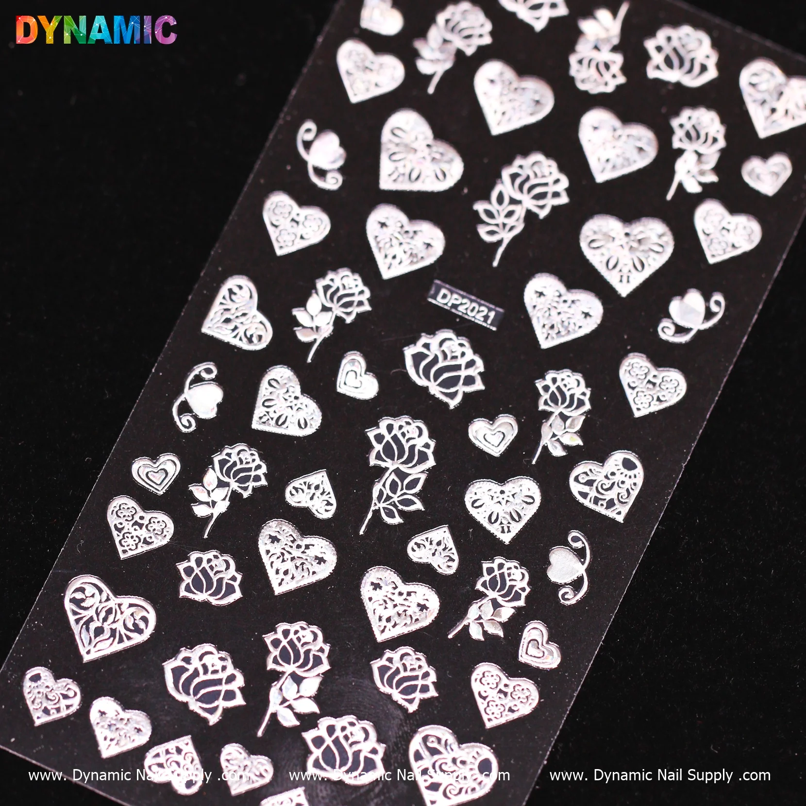 heart, flower, rose (white) (DP 2021)