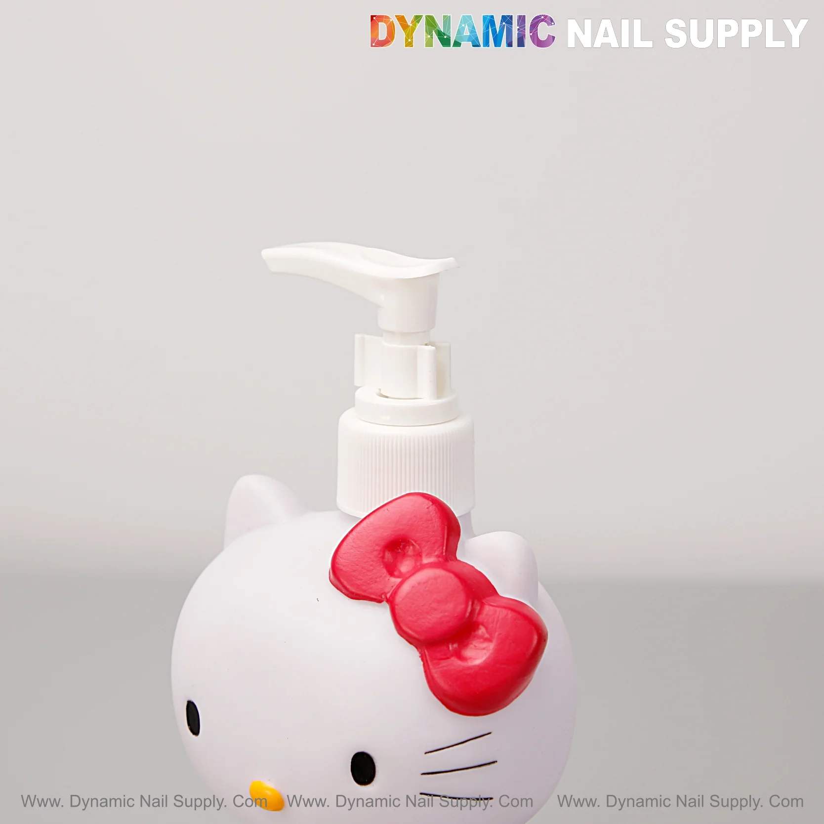 Hell0 Kitty Small Lotion & Soap Dispenser Bottle - Empty Plastic Pumps for Shampoo, Oil, Liquid - Image 4