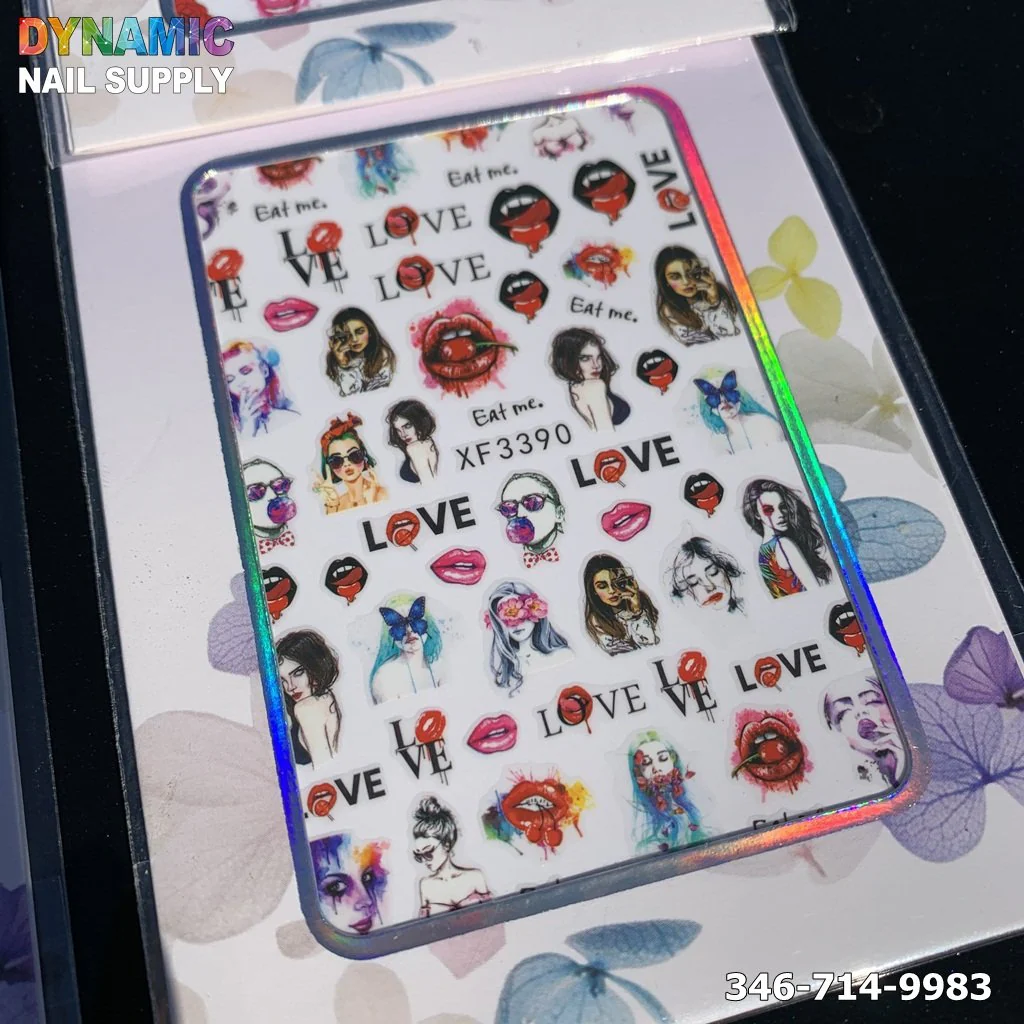 Lips Stickers for Nail Art design - Image 4