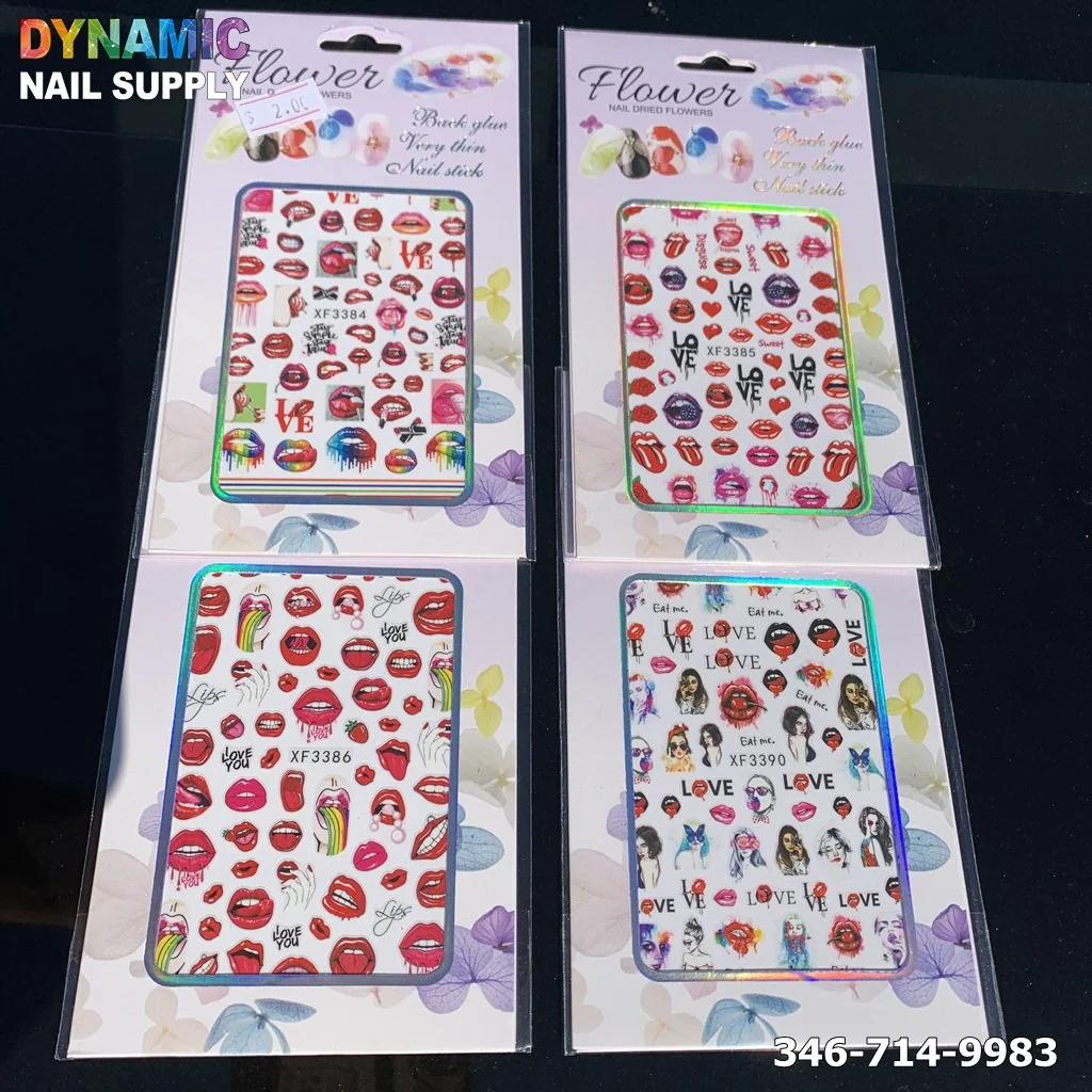 Lips Stickers for Nail Art design - Image 5