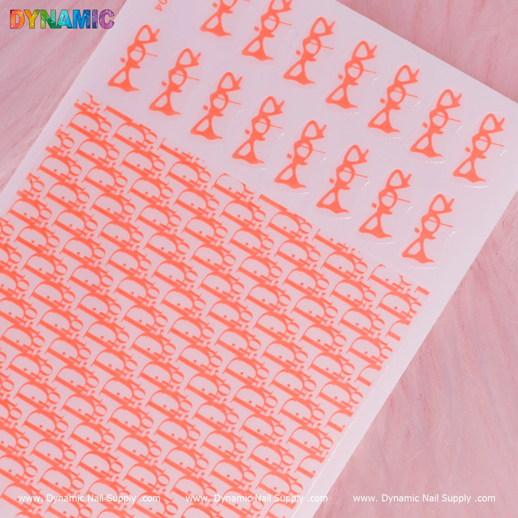 Luxury Water Decal (Neon Red)
