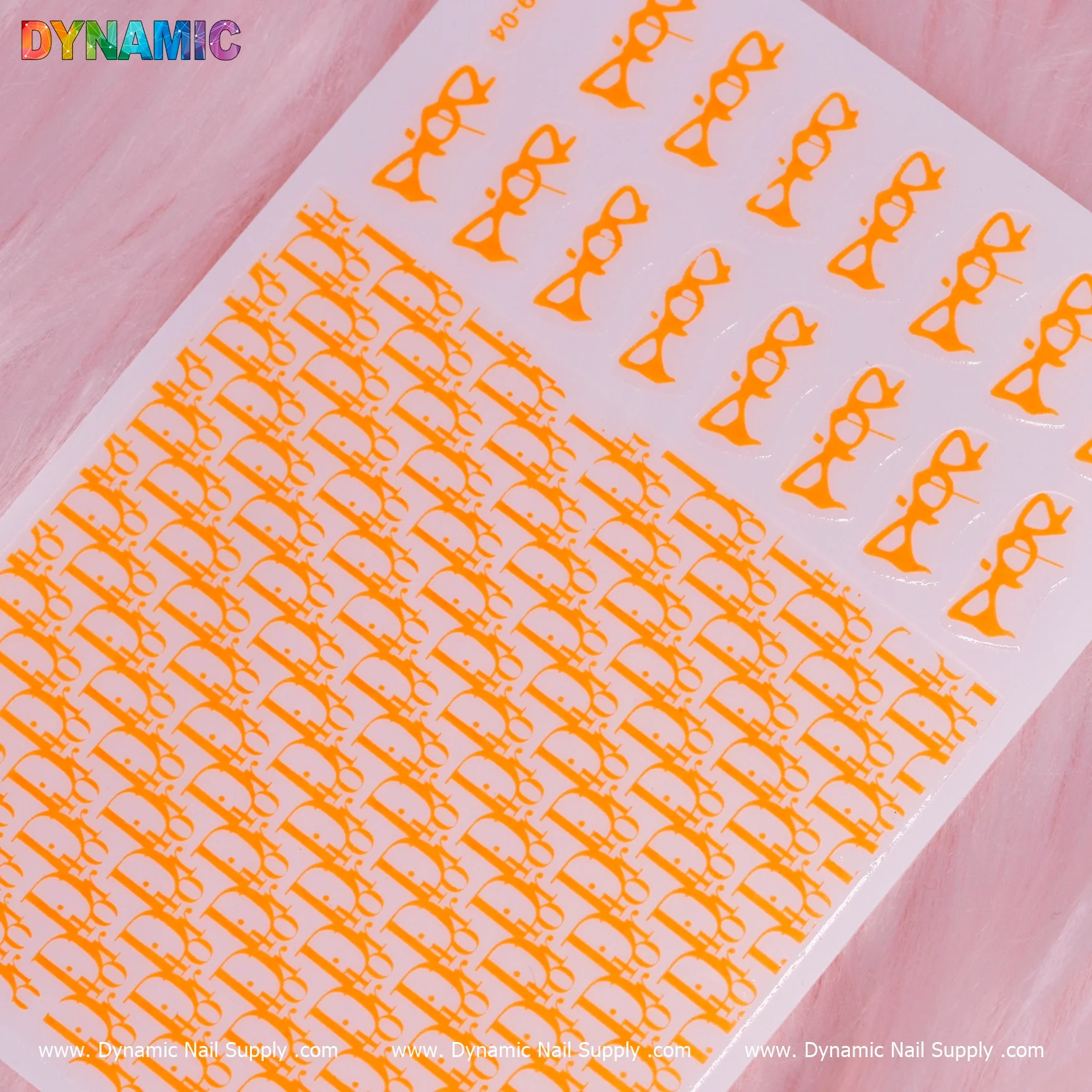 Luxury Water Decal (Neon Orange)