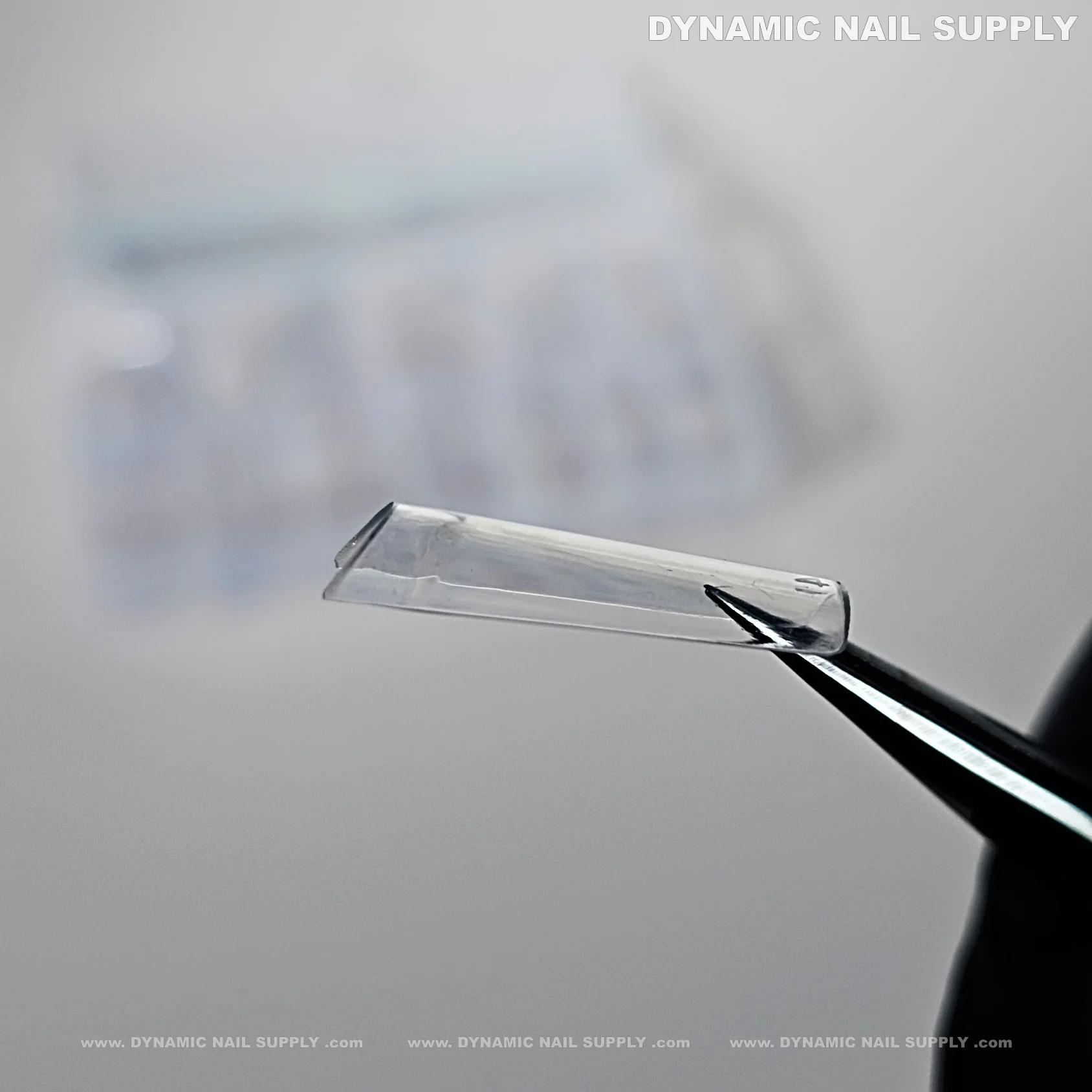 Medium Square Nail Tips (Not C-Curve) - Medium Size Long Straight Shape - Image 17