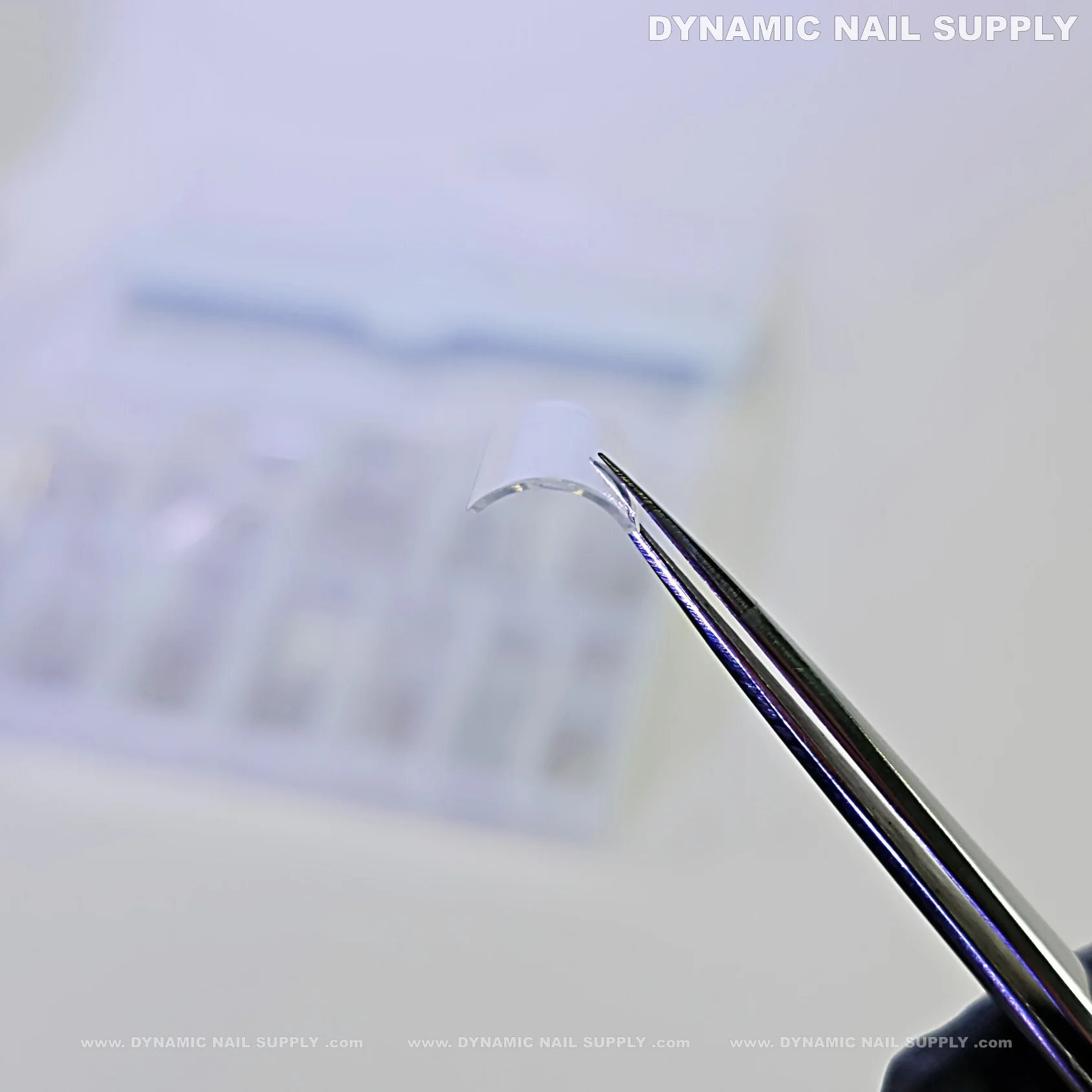 Medium Square Nail Tips (Not C-Curve) - Medium Size Long Straight Shape - Image 8
