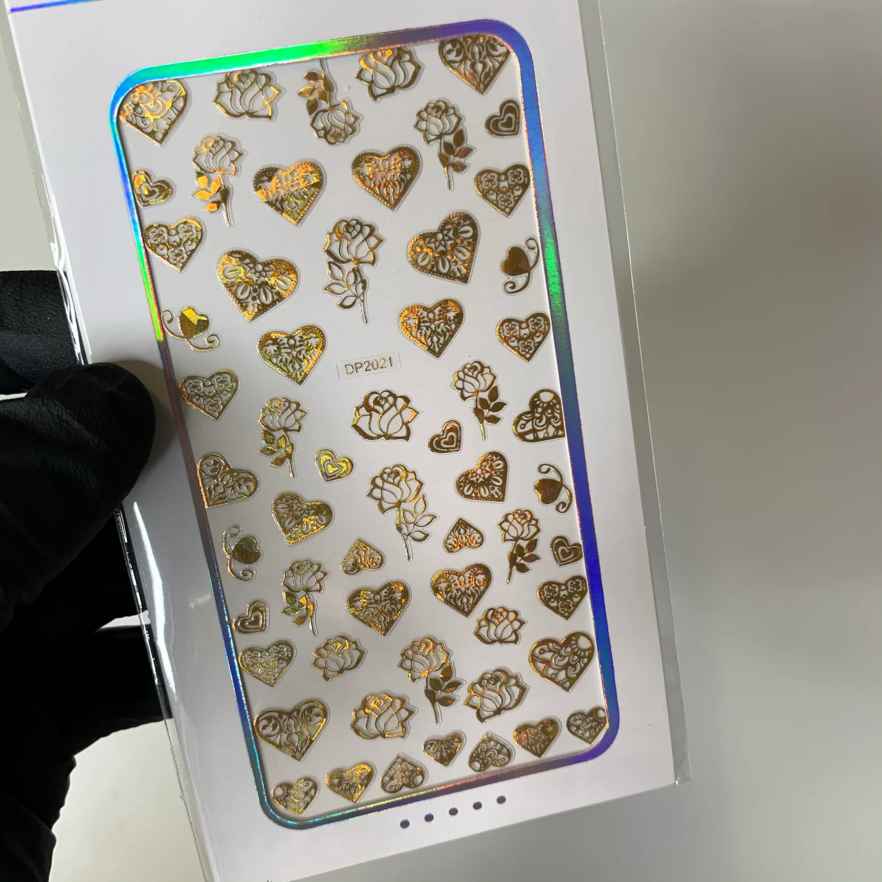 Metal Holographic Stickers For Nail art design - Image 7