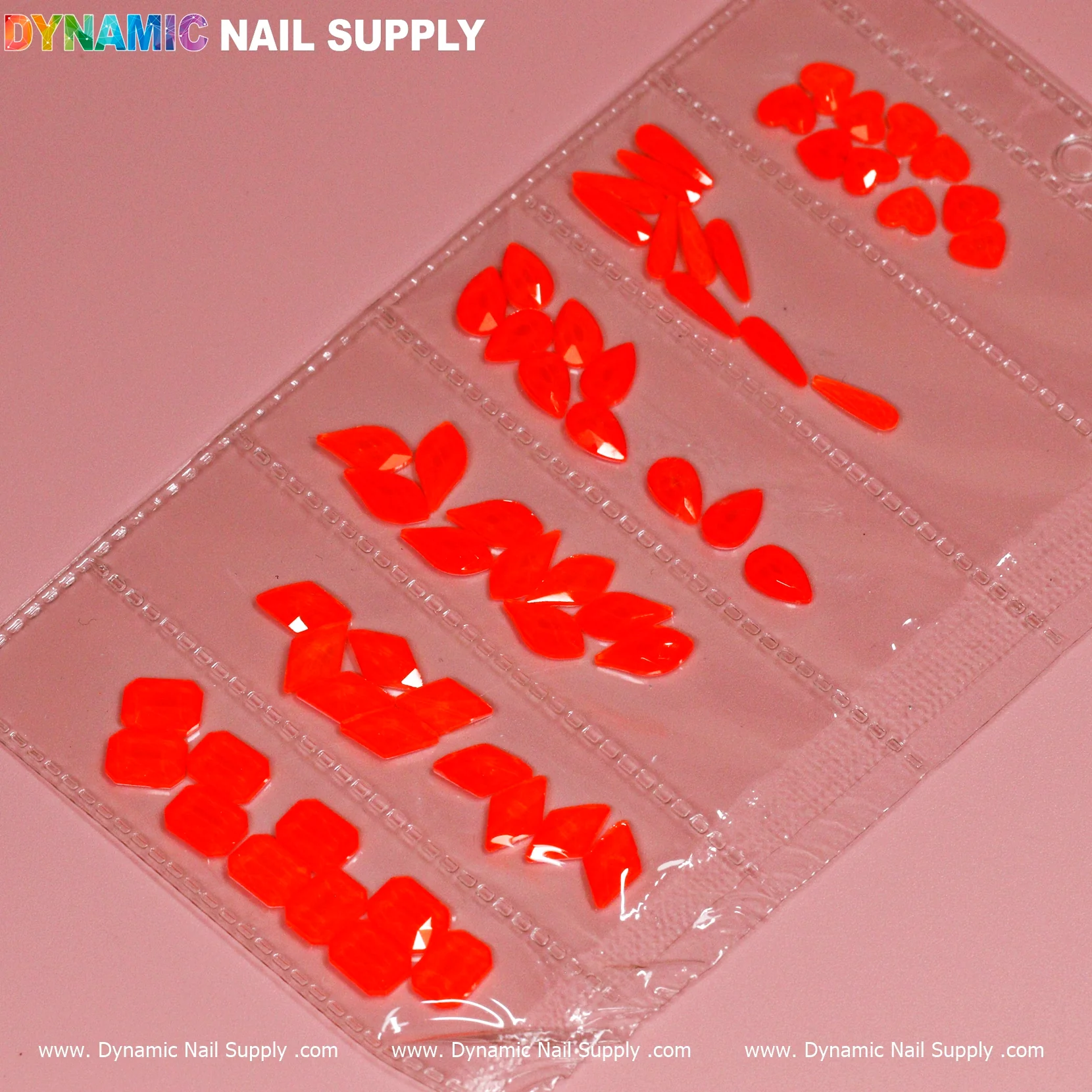 Mix-Shapes Mix-sizes Neon Rhinestone set - Image 7