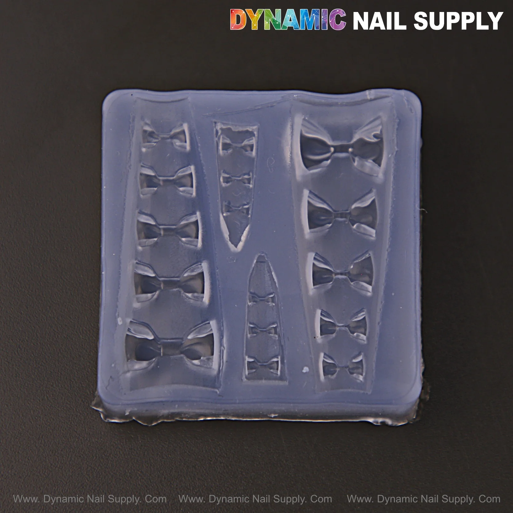 MIxed Size Classic Bows - 3D Nail Art Silicone Charm Molds for Customized Embossed Charms, DIY Nail Tools - Image 2