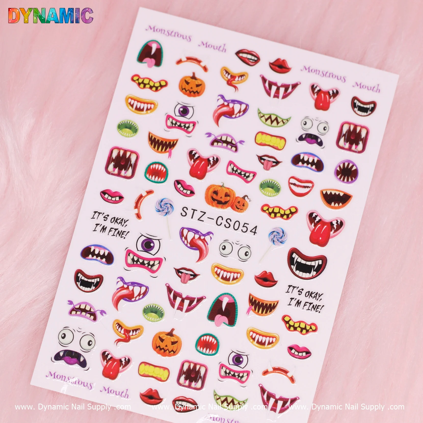 Monstrous Mouth Sticker (STZ- CS054)