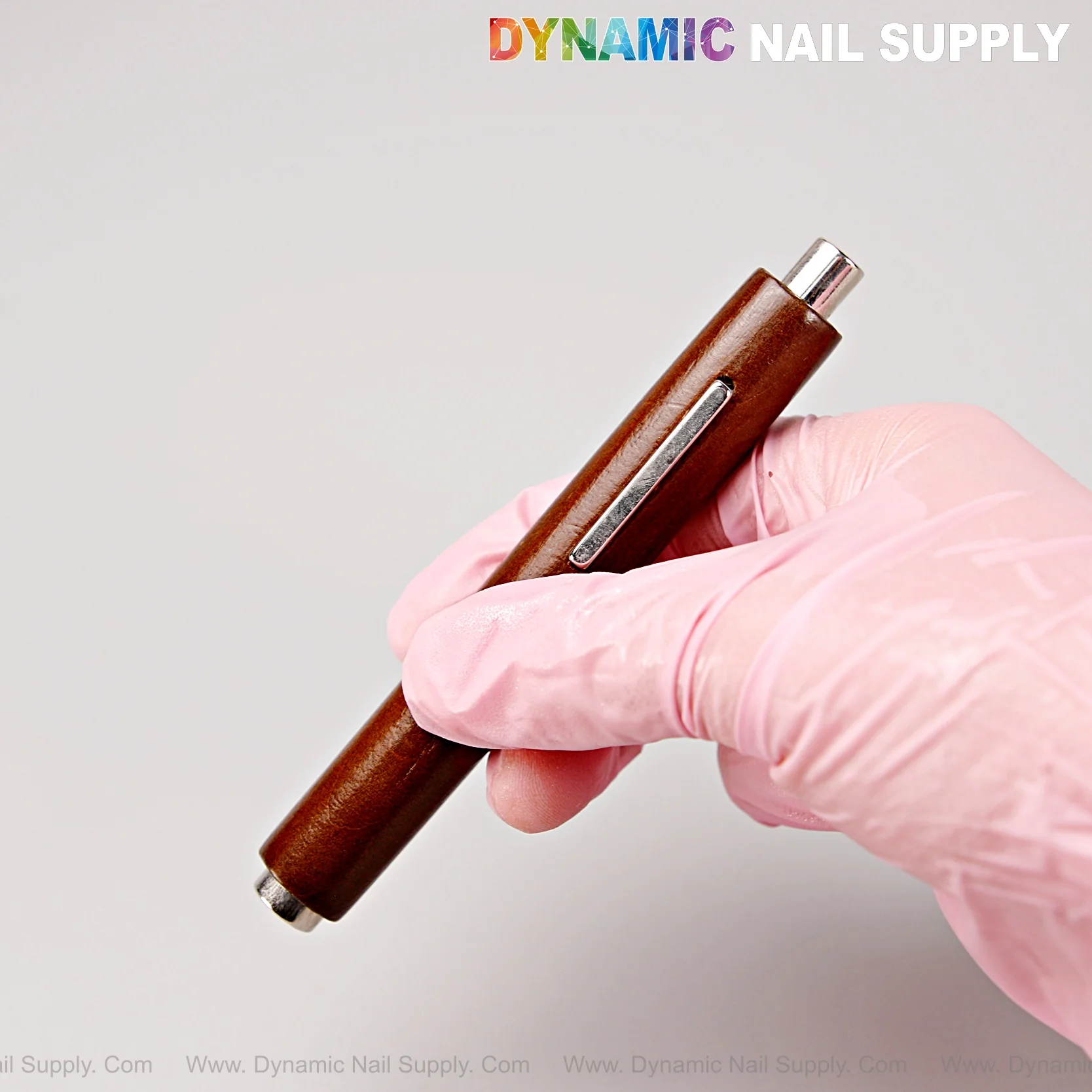 Multi-Functional Strong Dual Head Wooden Handle Cat Eye Nail Magnet Pen - Nail Art Tool DIY - Image 2