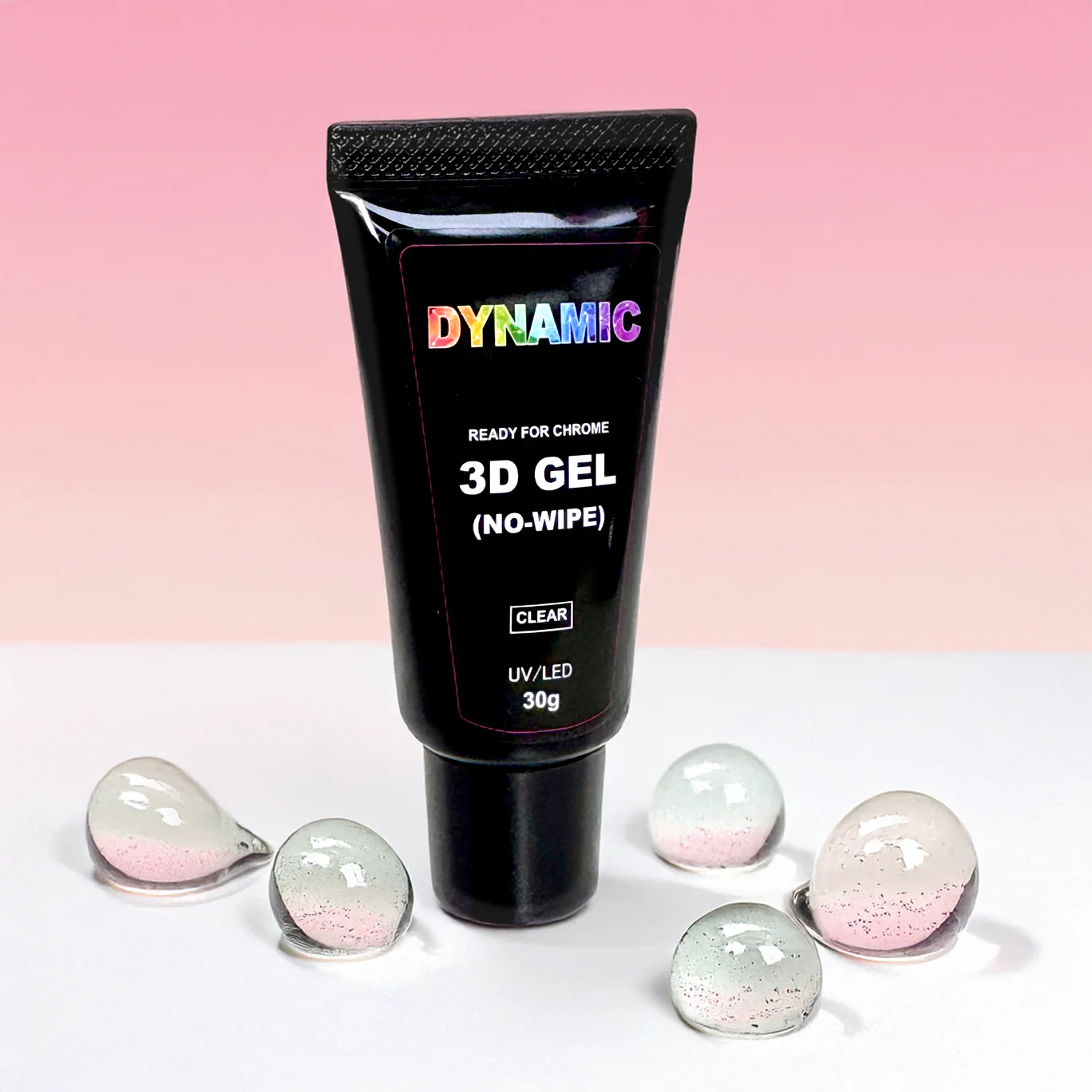 No-wipe 3D Gel (strong-hold) for Nail art Decoration & Chrome base - Image 4