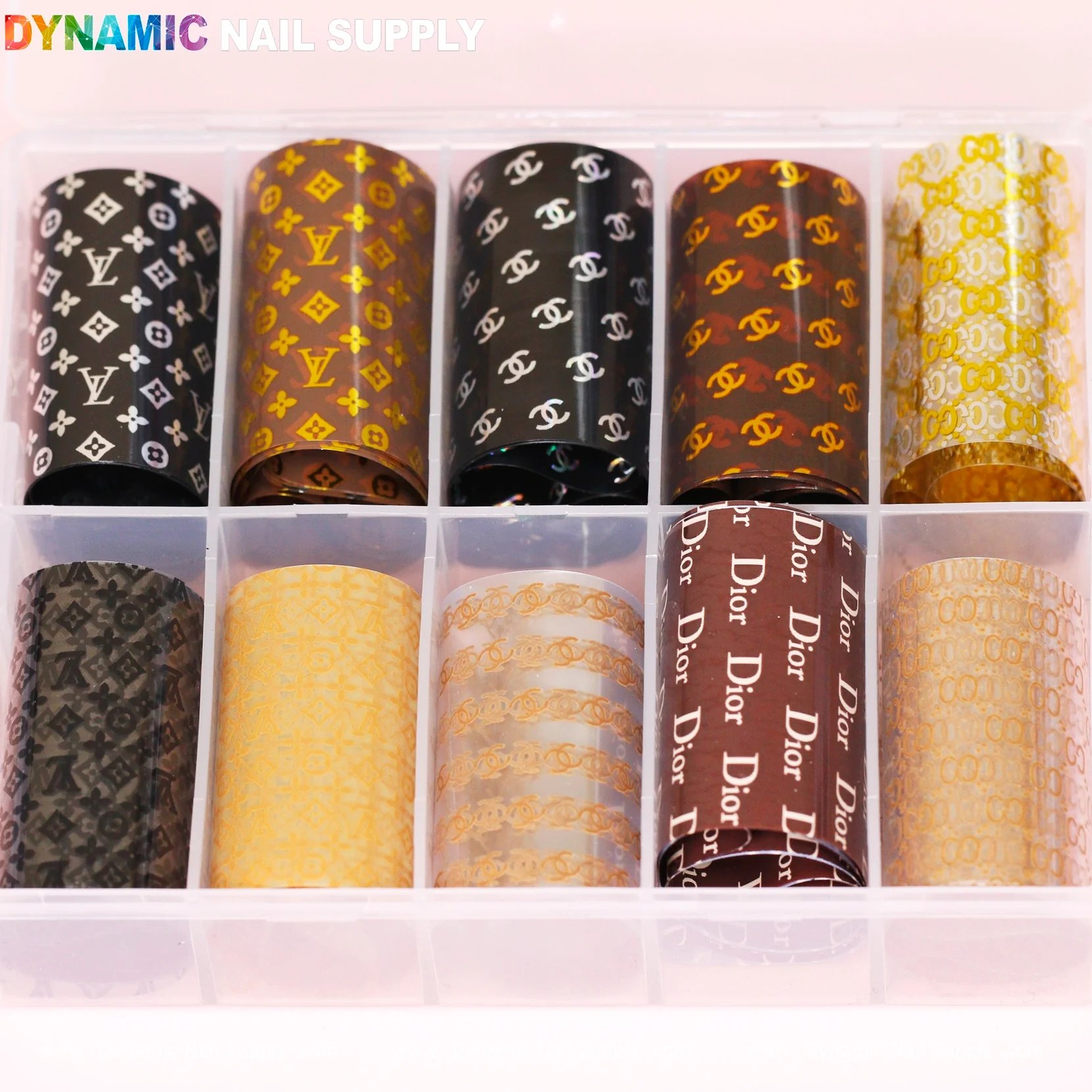 Nail Art Design Foils - Luxury Style