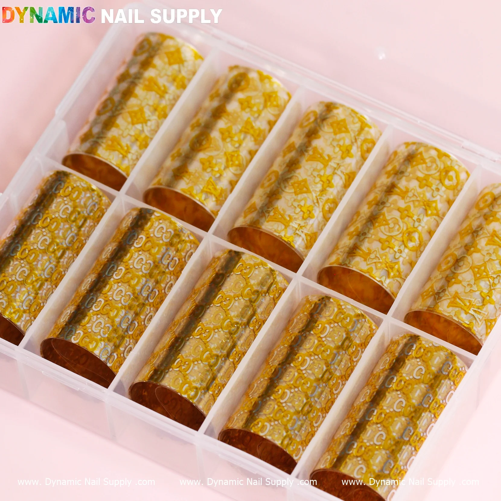 Nail Art Design Foils - Gold Designer - Image 2