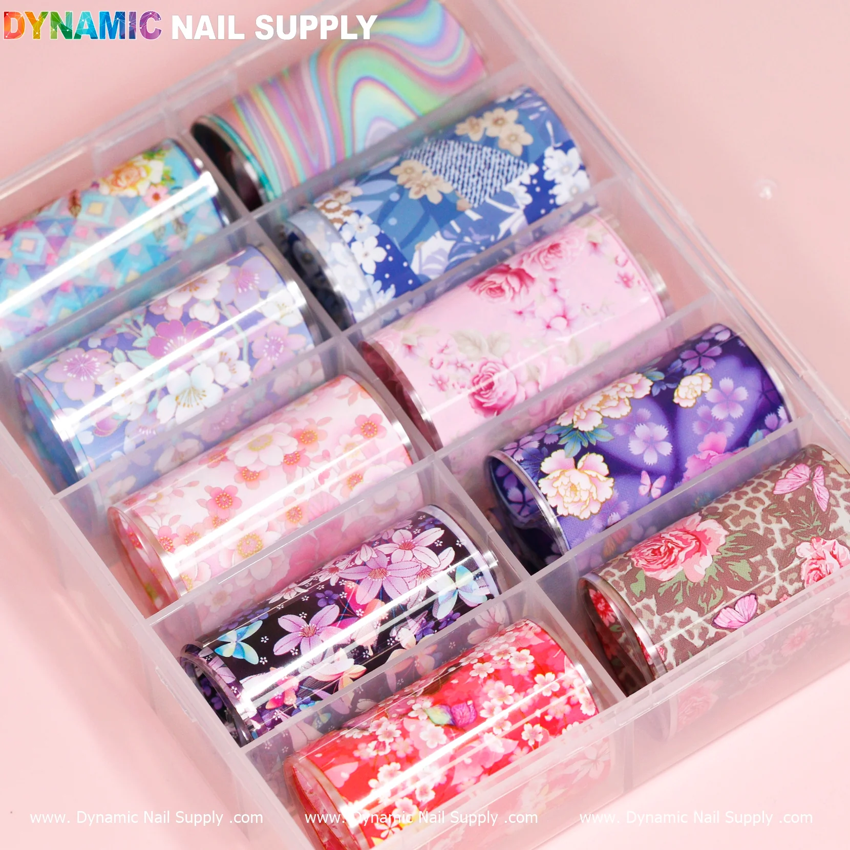 Nail Art Design Foils - Flowers Style - Image 2