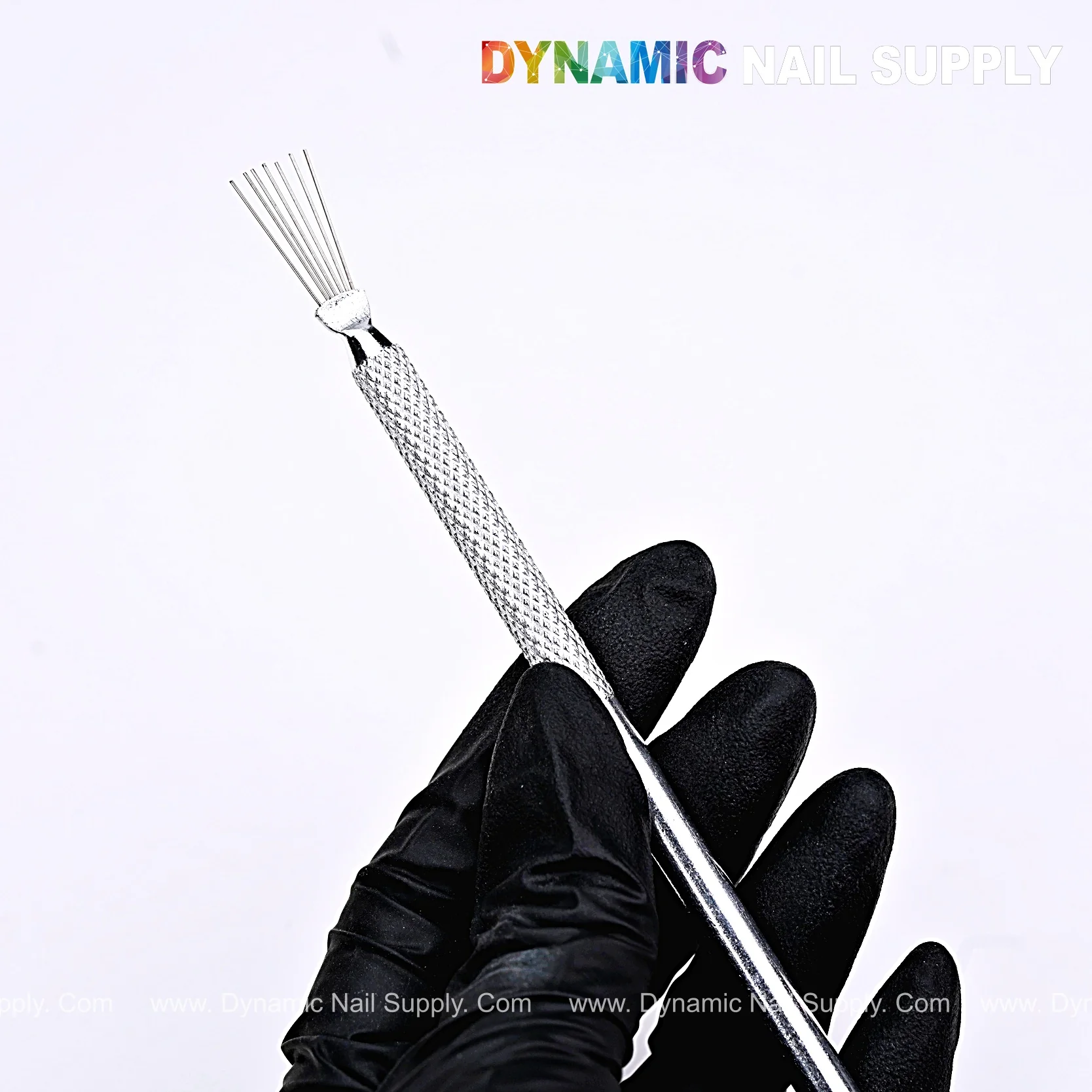 Nail Art Manicure Stainless Steel Brush Multiple Purpose - Nail Clamping Tool - Image 3