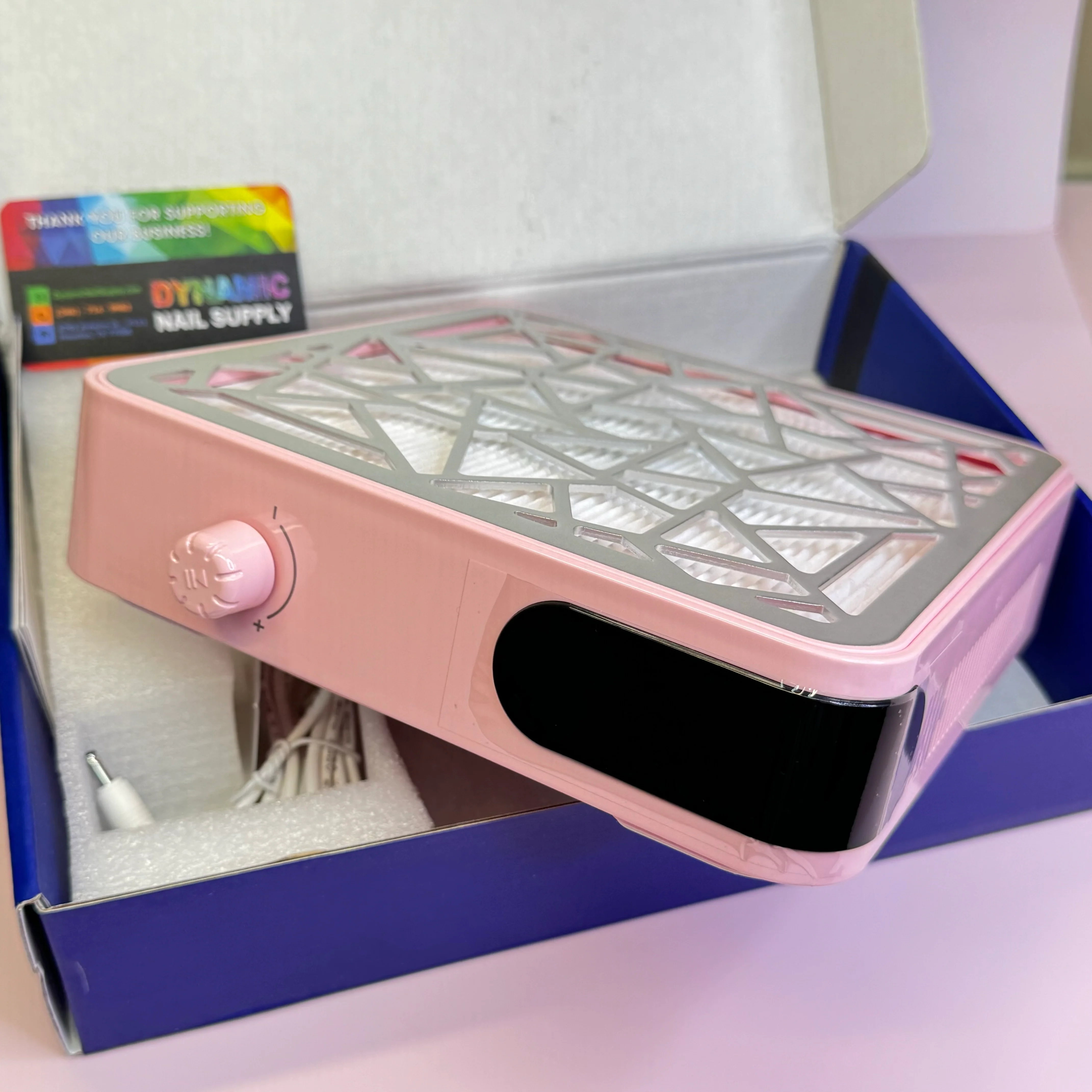 Nail Dust Collector (Reusable Filter , Easy to clean) with Powerful Vacuum Suction for Acrylic Nails and Gel Nails - Image 3