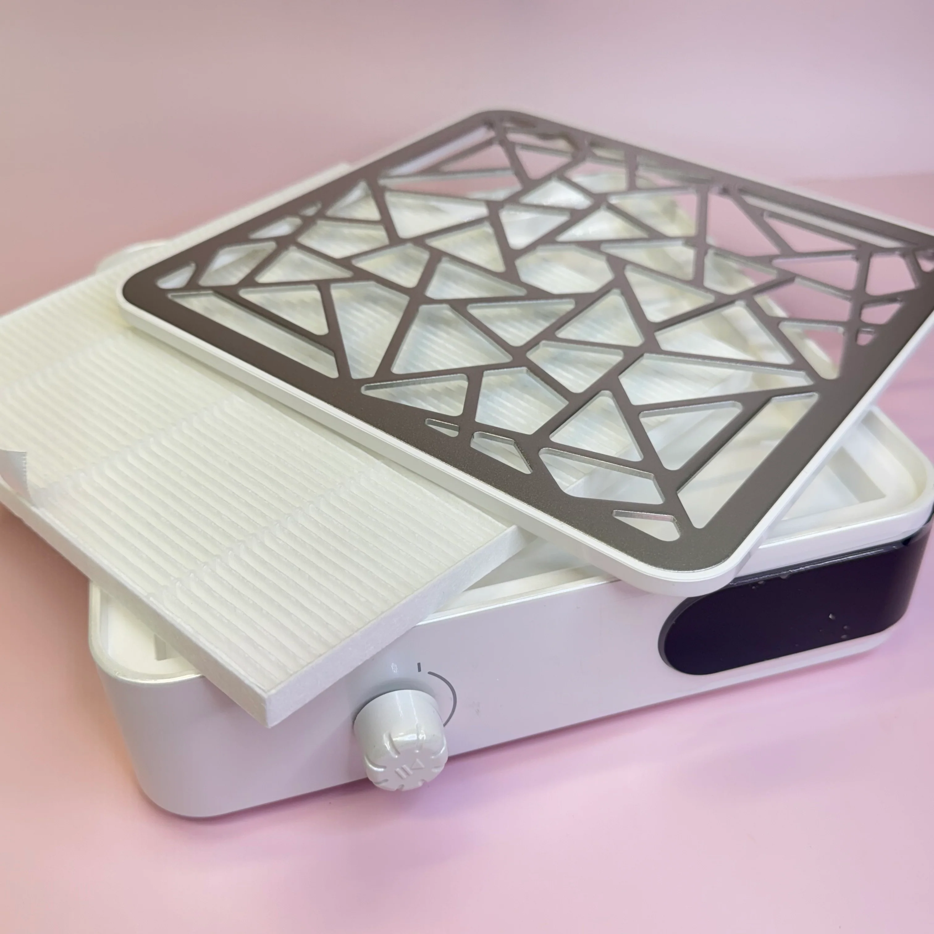 Nail Dust Collector (Reusable Filter , Easy to clean) with Powerful Vacuum Suction for Acrylic Nails and Gel Nails - Image 4