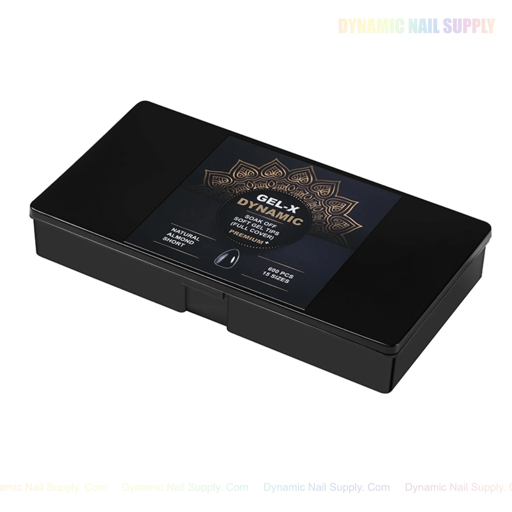 Natural Almond (Short) Full Cover Soft-Gel Nail Tips (Black Box) - Image 11