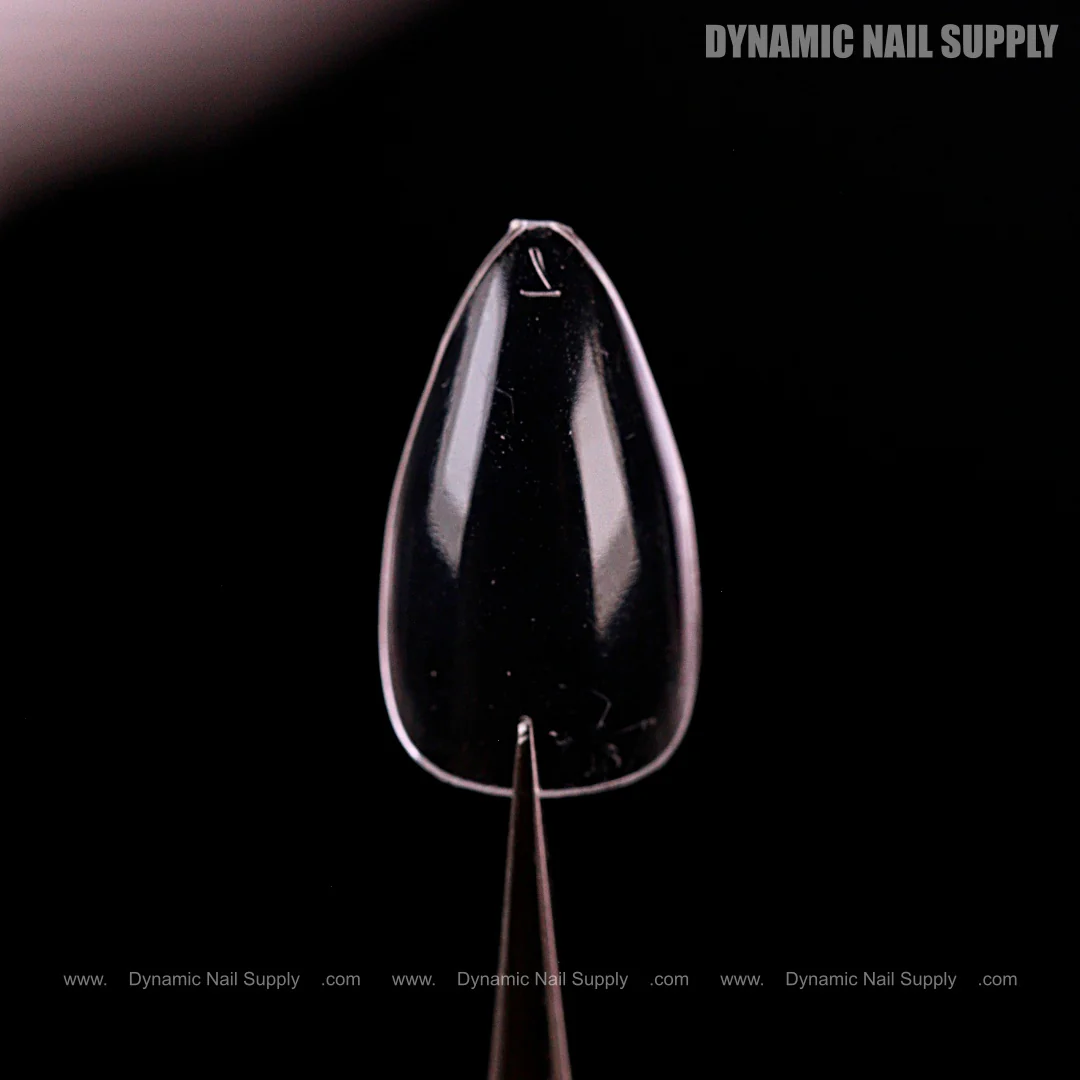 Natural Almond (Short) Full Cover Soft-Gel Nail Tips (Black Box) - Image 3