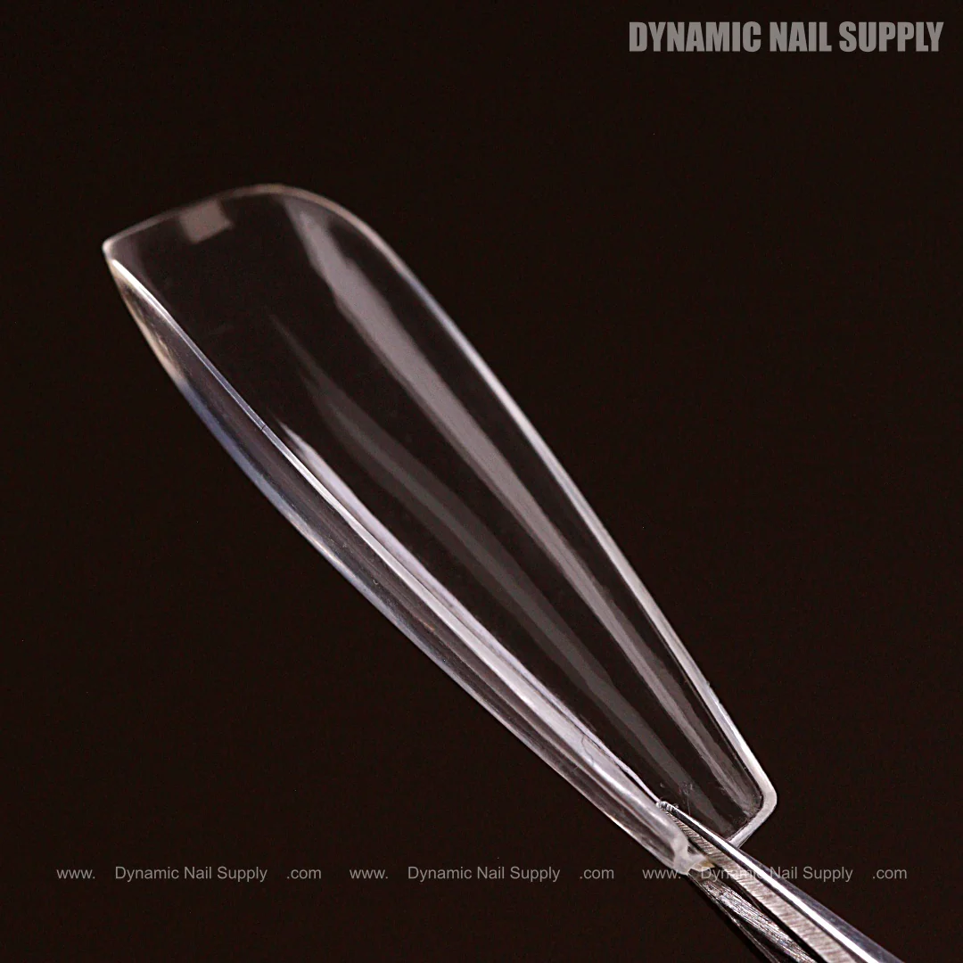 Natural Coffin (Long) Full Cover Soft-Gel Nail Tips (Black Box) - Image 6