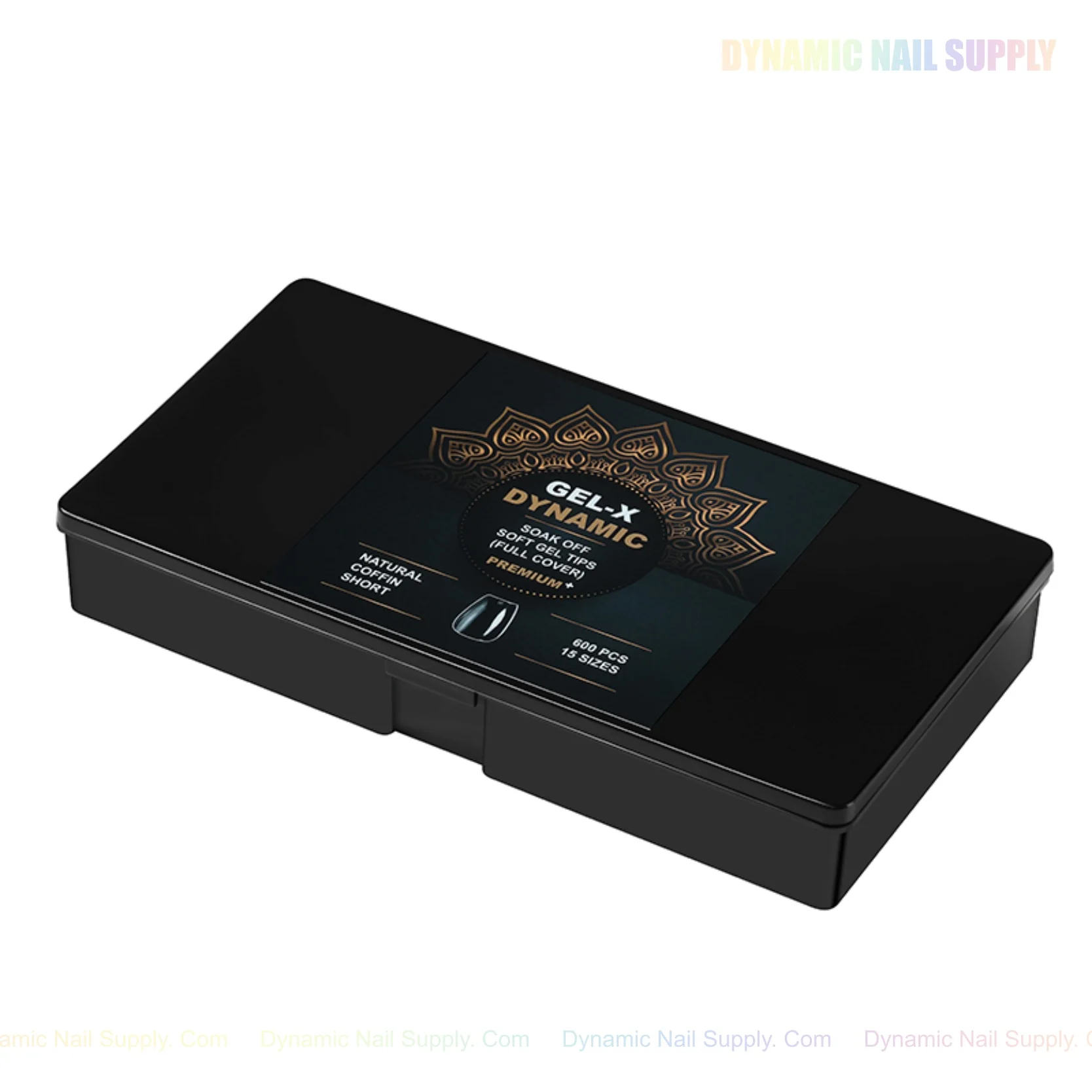 Natural Coffin (Short) Full Cover Soft-Gel Nail Tips (Black Box) - Image 9