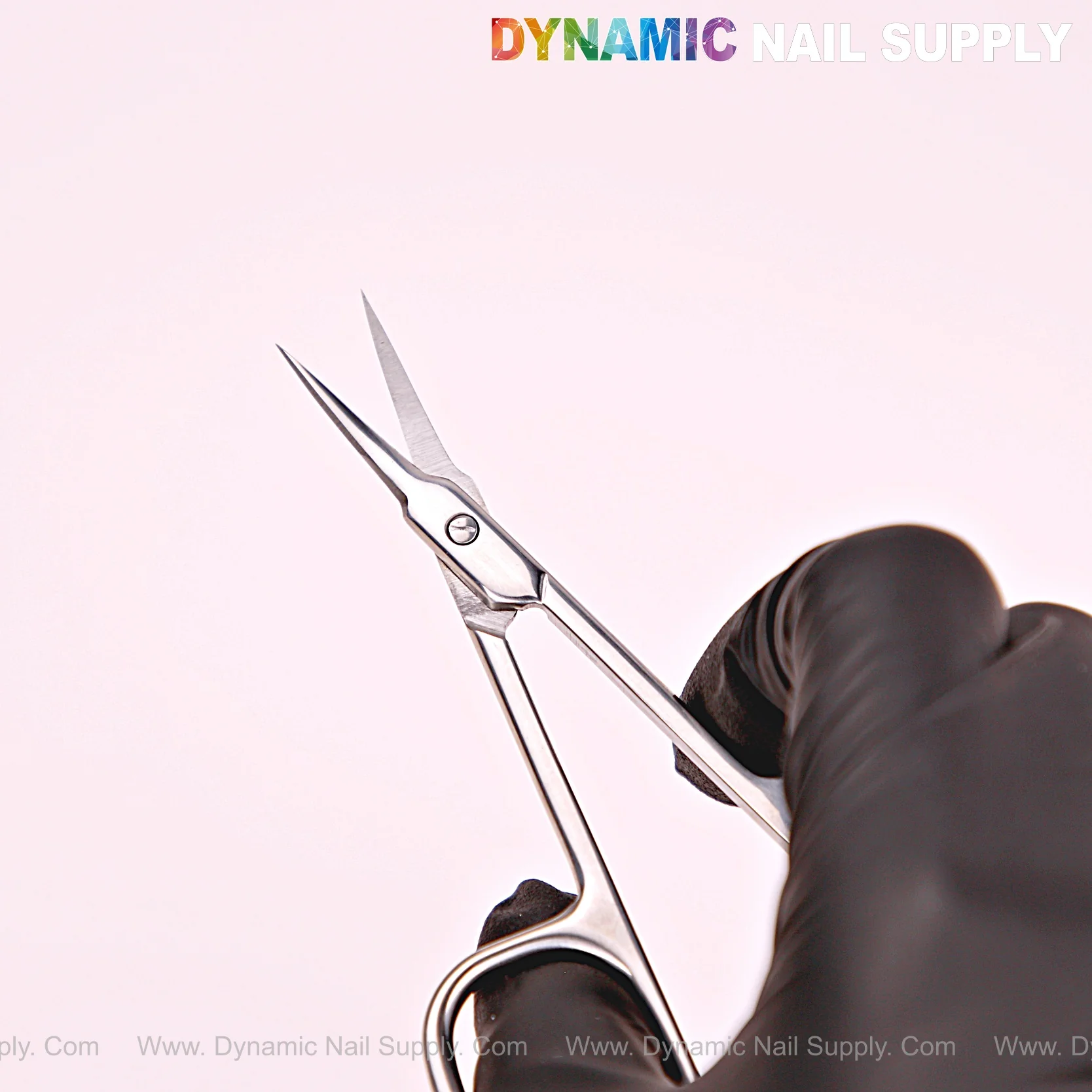 NT1215 - Silver Premium Curved Tip Cuticle Scissors Curved Tips Stainless Steel - Image 4