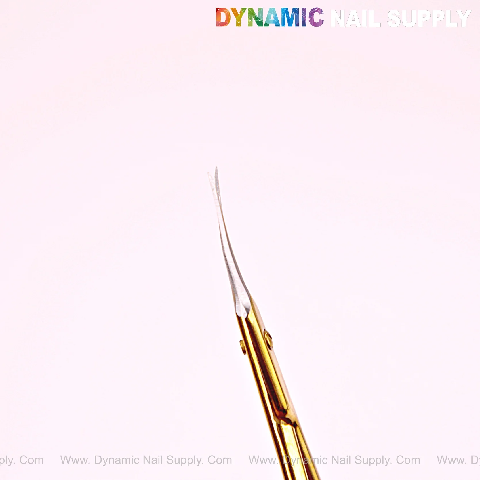 NT1245 - Gold Premium Curved Tip Cuticle Scissors Curved Tips Stainless Steel - Image 3